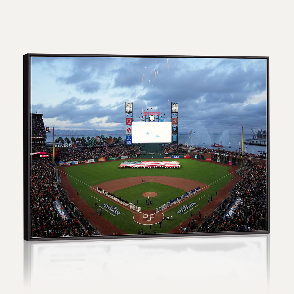 44631-MGV-CV-36X24 - Oracle Park San Francisco Giants Wall Art | Oracle Park Stadium Canvas Print