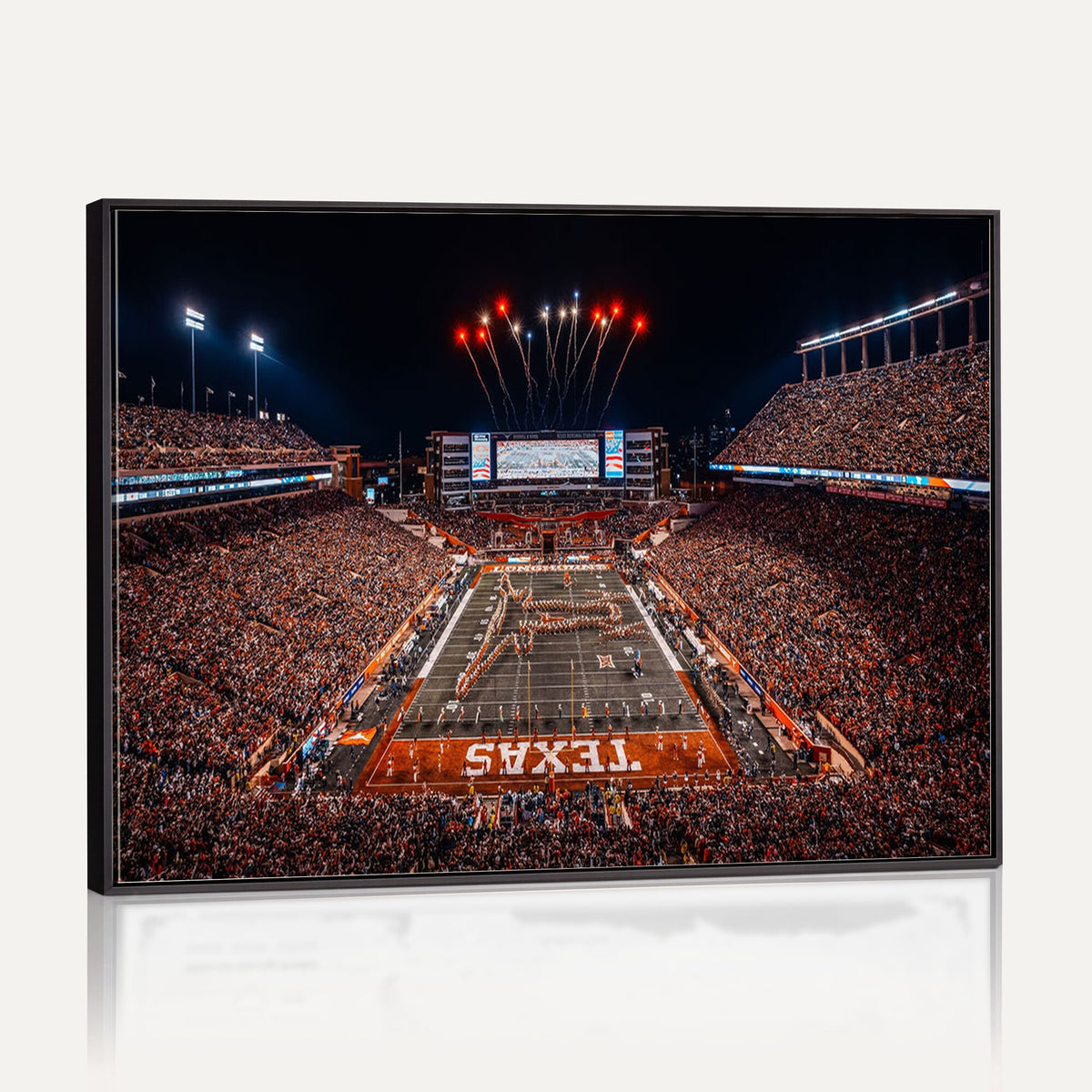 58778-PAN-FL-20X10 - Darrell K Royal Memorial Stadium | Texas Longhorns | Print Decor Wall Art Design for Home & Office Decoration