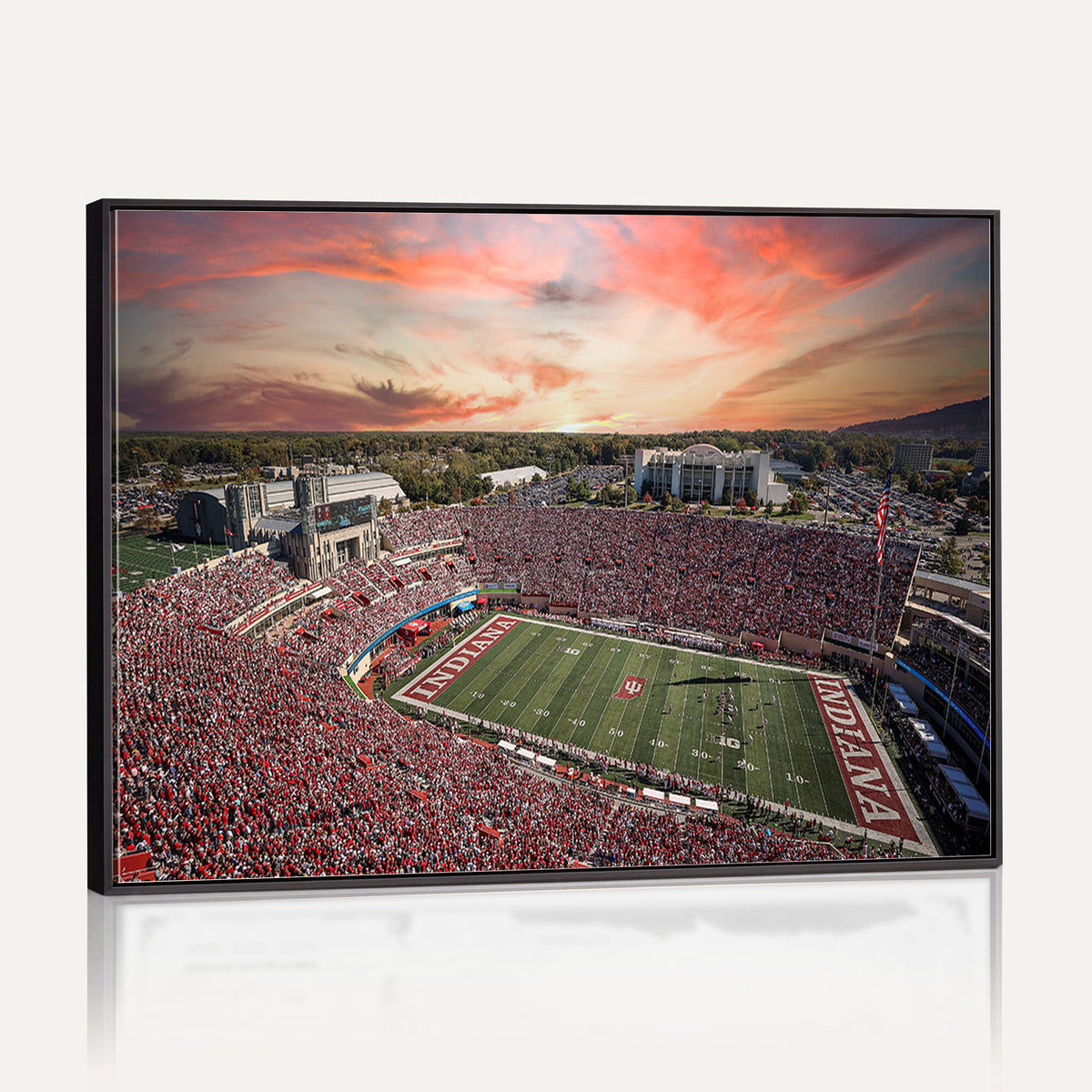 51135-MGV-CV-36X24 - Indiana Memorial Stadium Wall Art Canvas Print