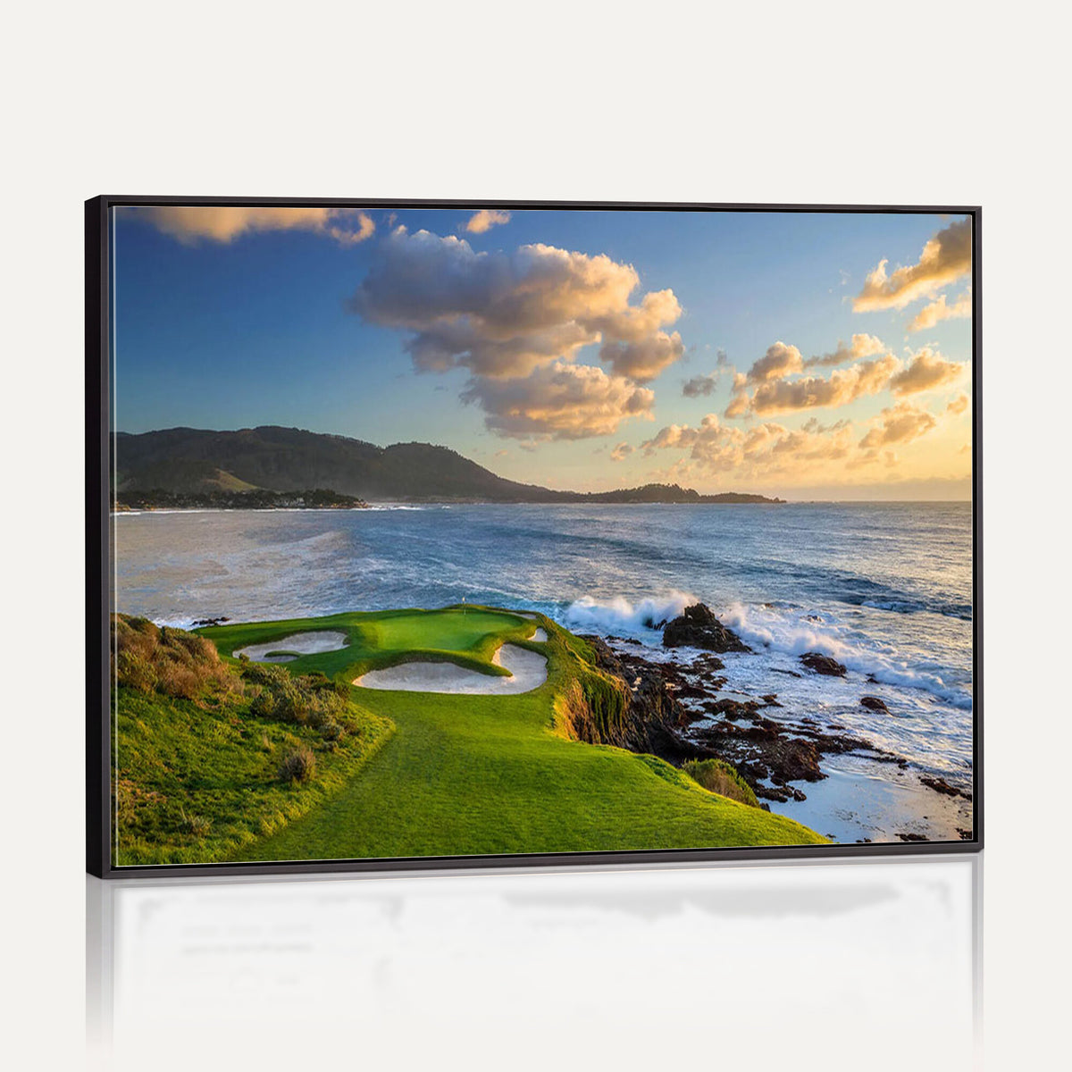50107048-MGV-CV-36X24 - Pebble Beach Golf Links Wall Art Canvas Print
