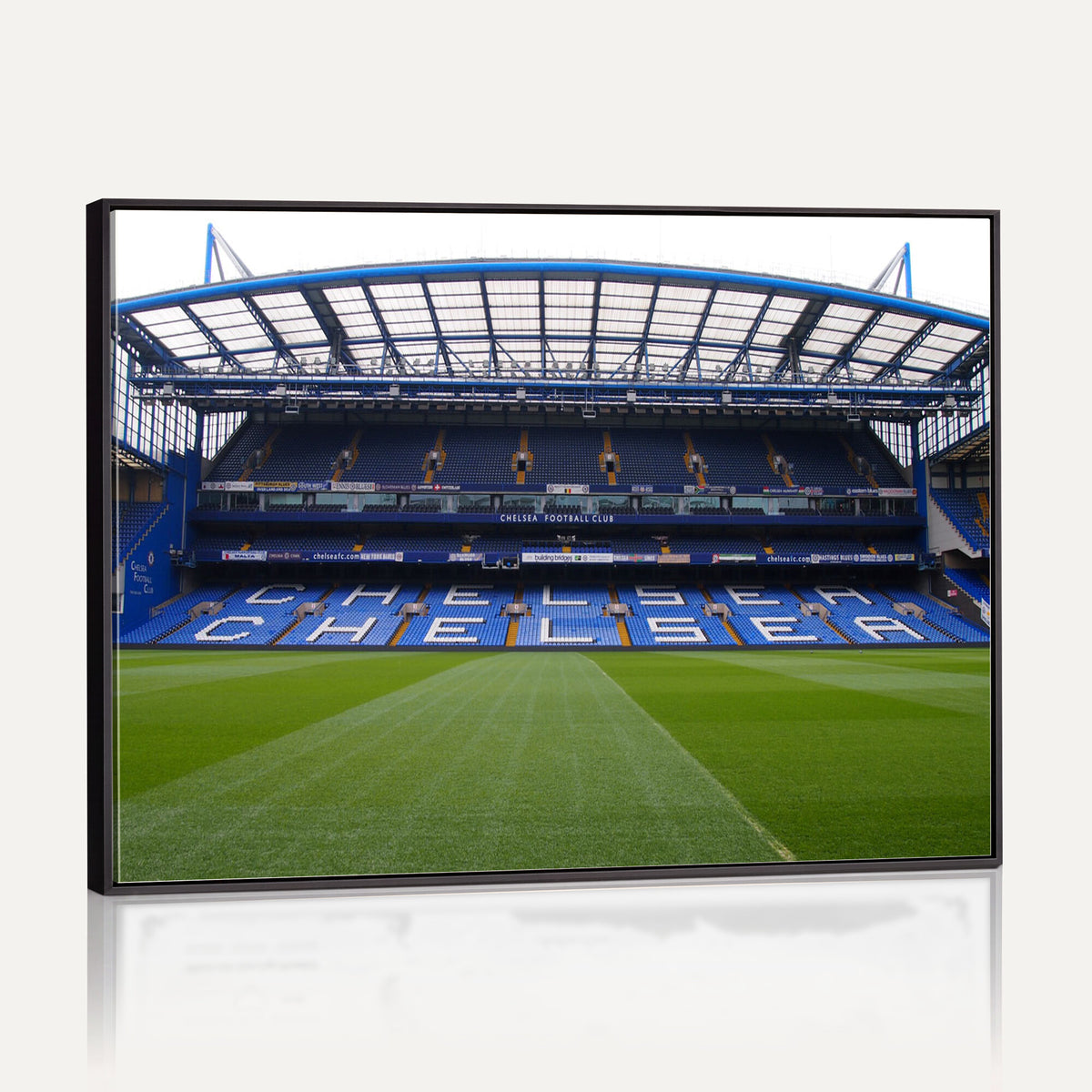 38616413CHELSA-MGV-CV-36X24 - Stamford Bridge Chelsea Football Stadium Canvas Wall Art