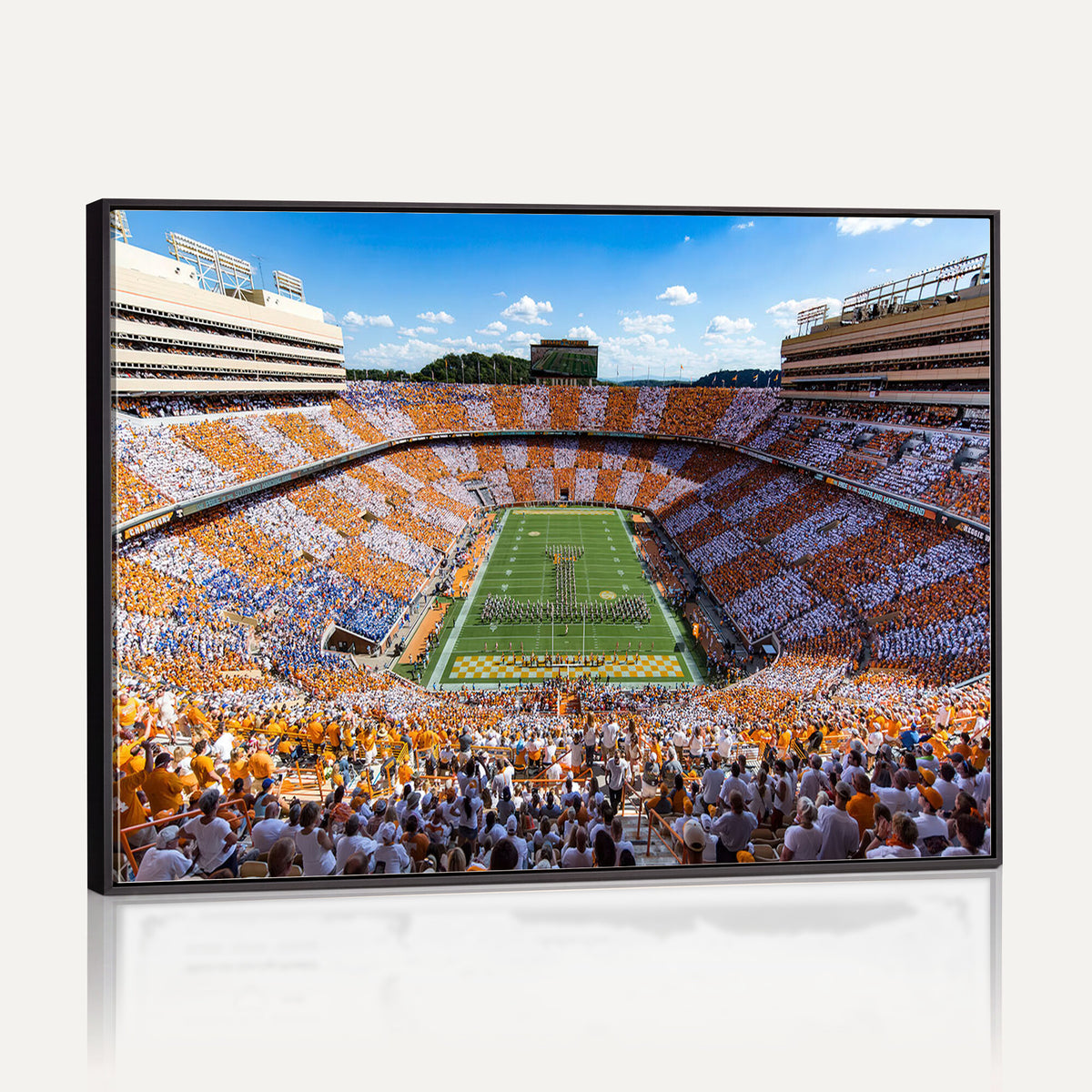 77097951-MGV-CV-36X24 - Tennessee Neyland Stadium Wall Art, Sports Arena Canvas, Extra Large Game Room Wall Decor