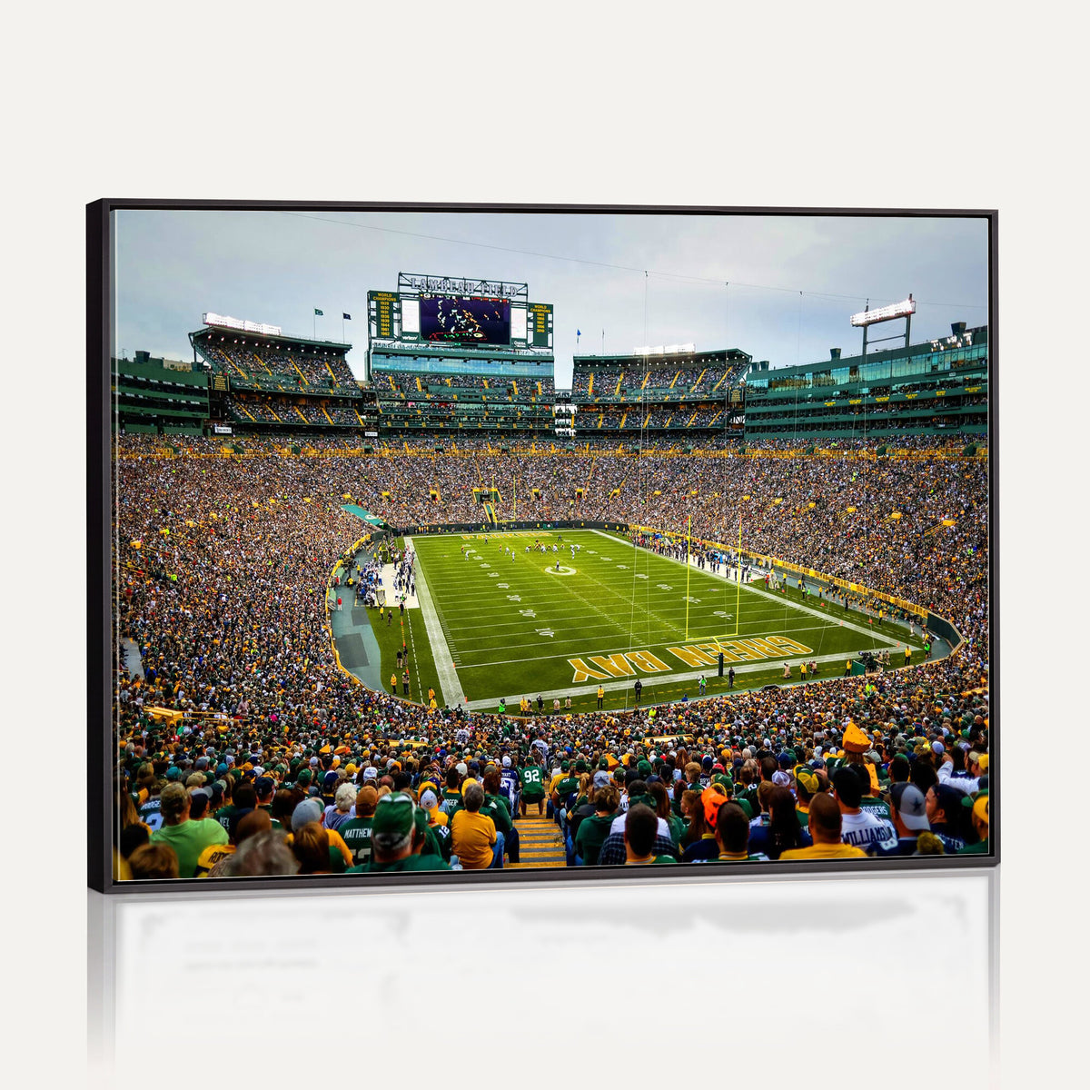 56521752-MGV-CV-36X24 - Green Bay Packers Stadium Wall Art Canvas Print, Lambeau Field