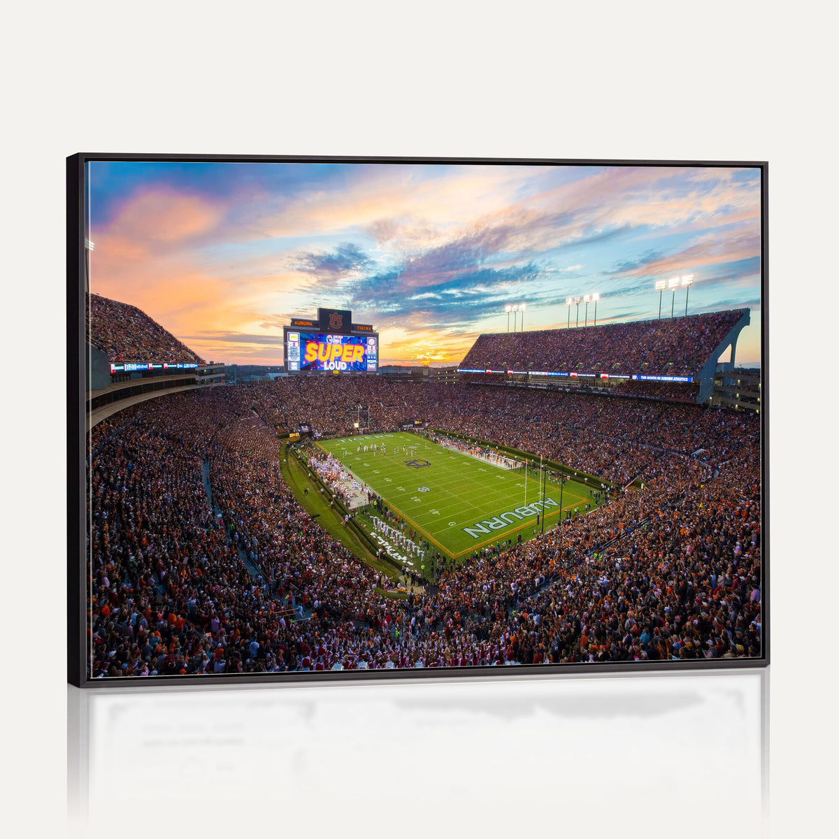 75203764-MGV-CV-36X24 - Jordan-Hare Stadium Auburn Tigers Football Stadium Canvas Wall Art