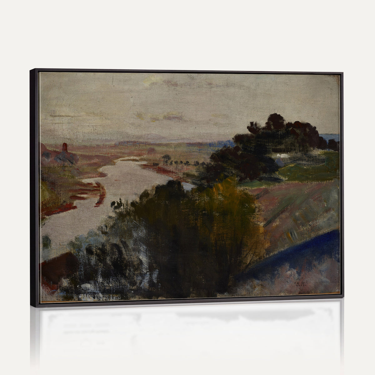 55507874-_Poster-30x20 - Jacek Malczewski Landscape at the Vistula Wall Art Canvas Print