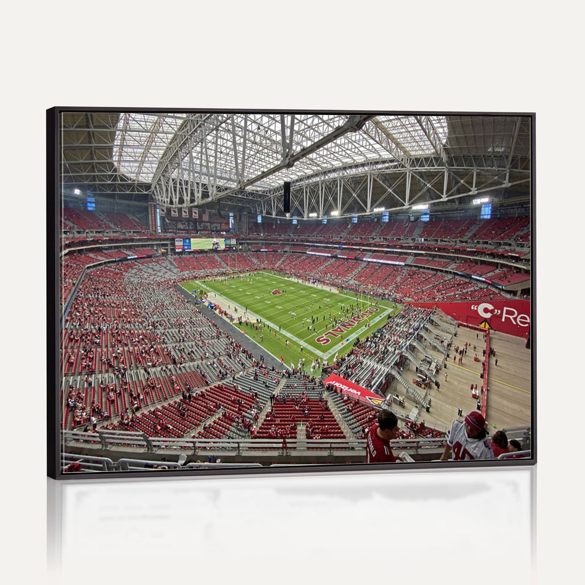 30579717-MGV-CV-36X24 - State Farm Stadium Canvas Wall Art, Arizona Cardinals Football Stadium Print, Glendale NFL Arena Panorama Artwork