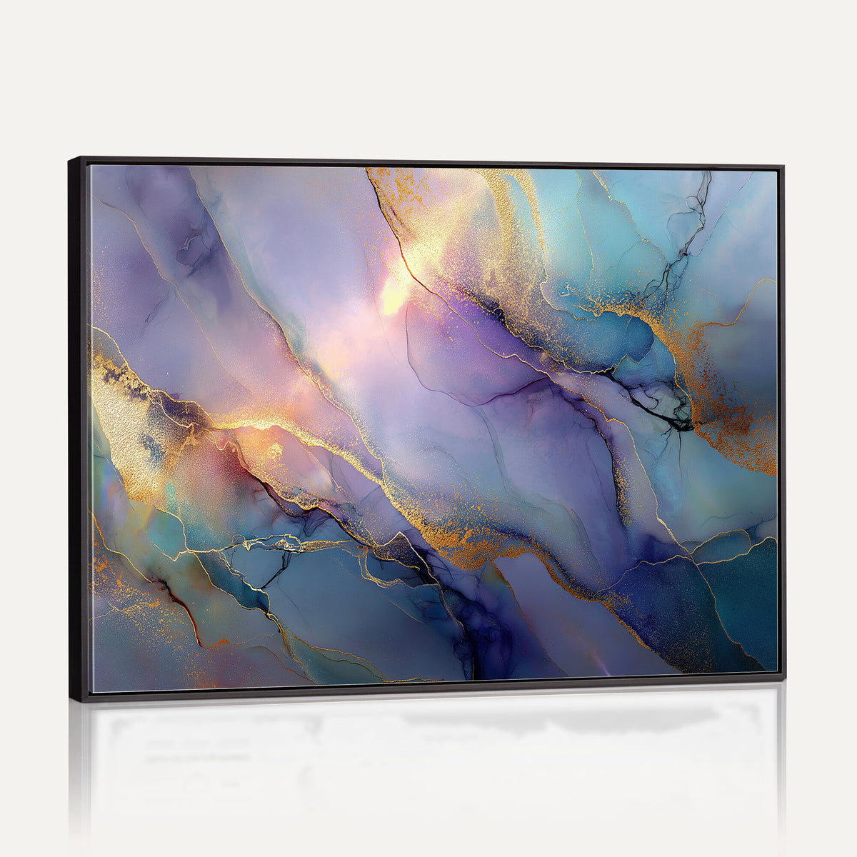 50939878-MGV-CV-36X24 - Colorful Abstract Canvas Wall Art Print, Vibrant Popup Color Art Print