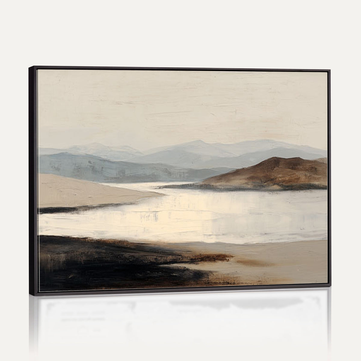 36873679-MGV-CV-36X24 - Modern Abstract Landscape Canvas Wall Art, Minimalist Nature Printing