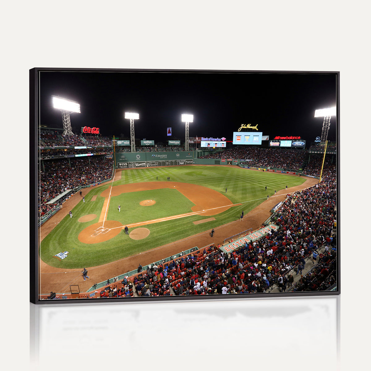 86945D-MGV-CV-36X24 - Fenway Park Boston Red Sox Baseball Stadium Wall Art Canvas Print for Gift Baseball Lover MLB Wall Art College Dorm Wall Decor Baseball Gift