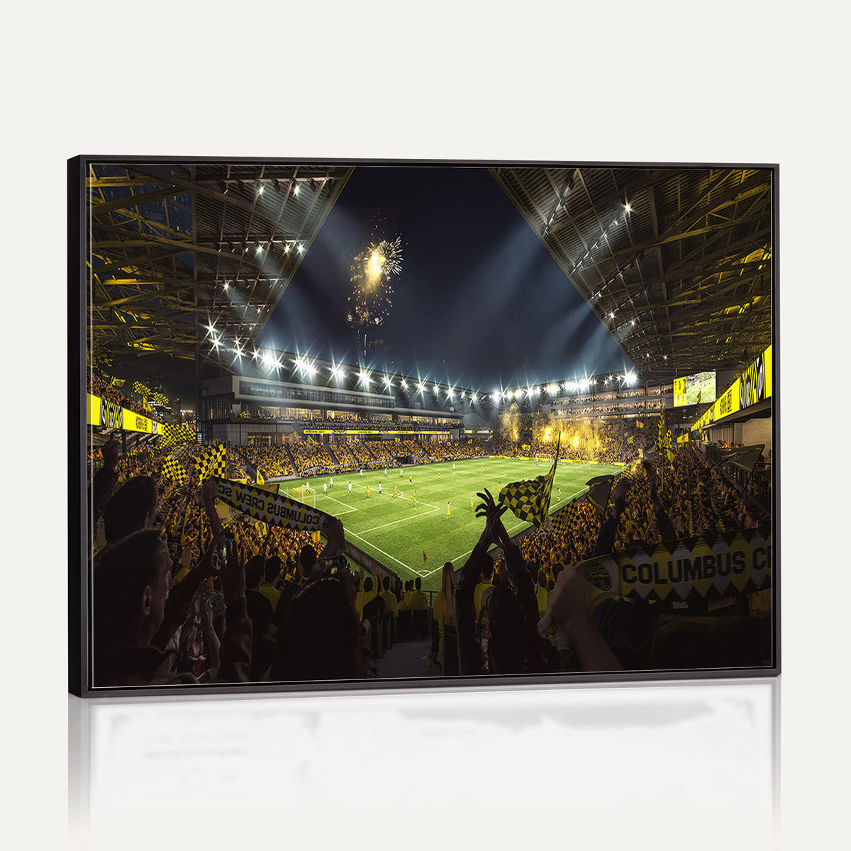 51122-MGV-CV-36X24 - Columbus Crew Soccer Team Print - Columbus Crew Stadium Wall Art Canvas Print