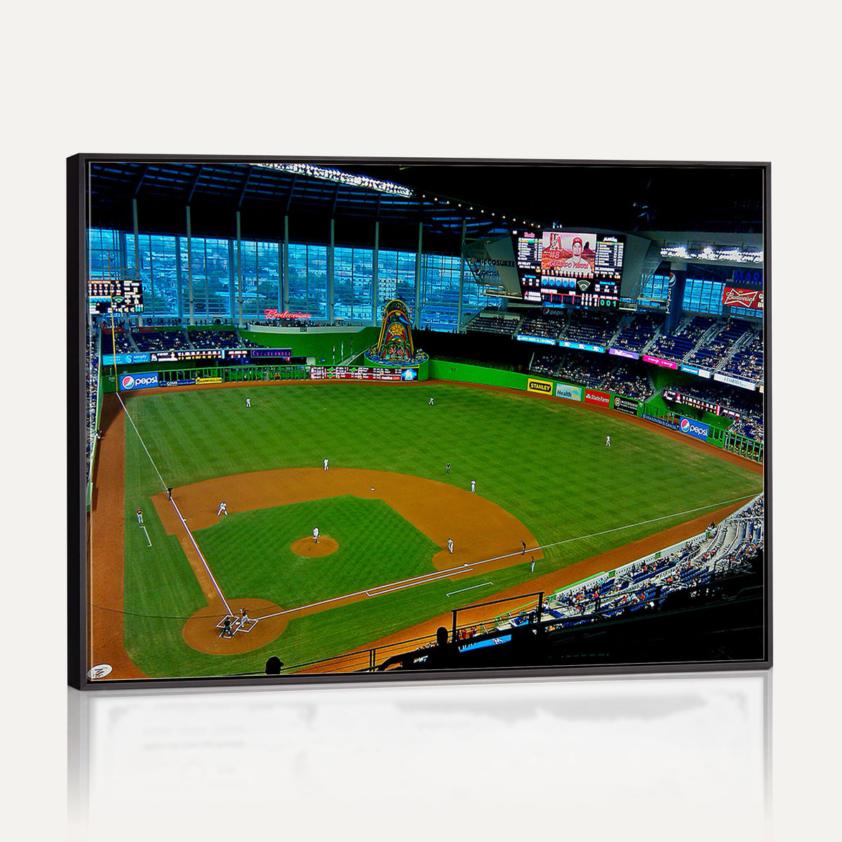 51207-MGV-CV-36X24 - Miami Marlins Baseball Team Print, Miami LoanDepot Park