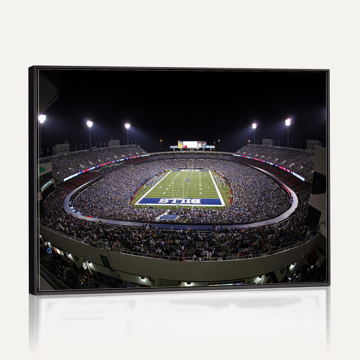 98546-MGV-CV-36X24 - Buffalo Bills NFL Football Team Print, Buffalo Highmark Stadium Wall Art