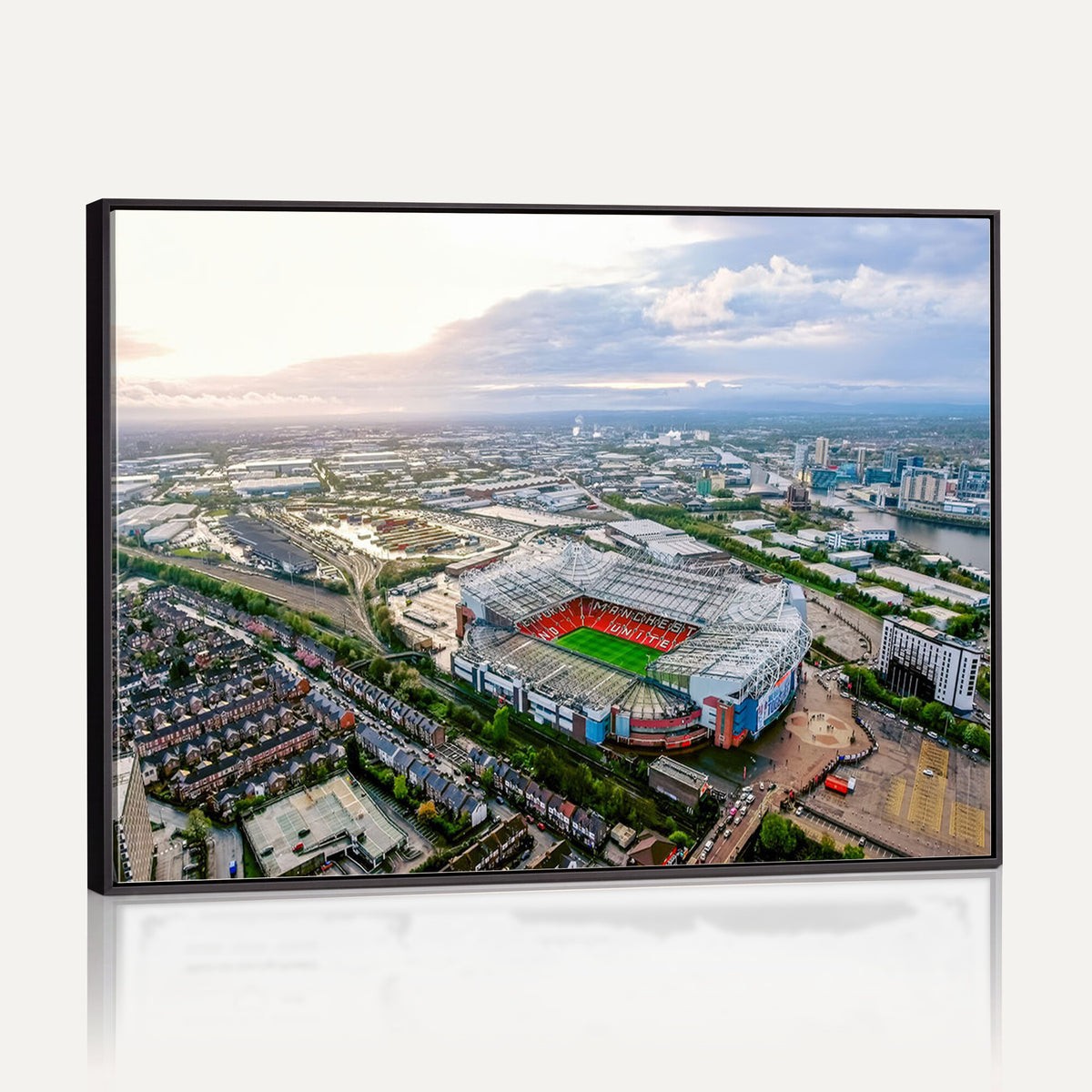 85657-MGV-CV-36X24 - Old Trafford Manchester United Stadium Wall Art Canvas Print
