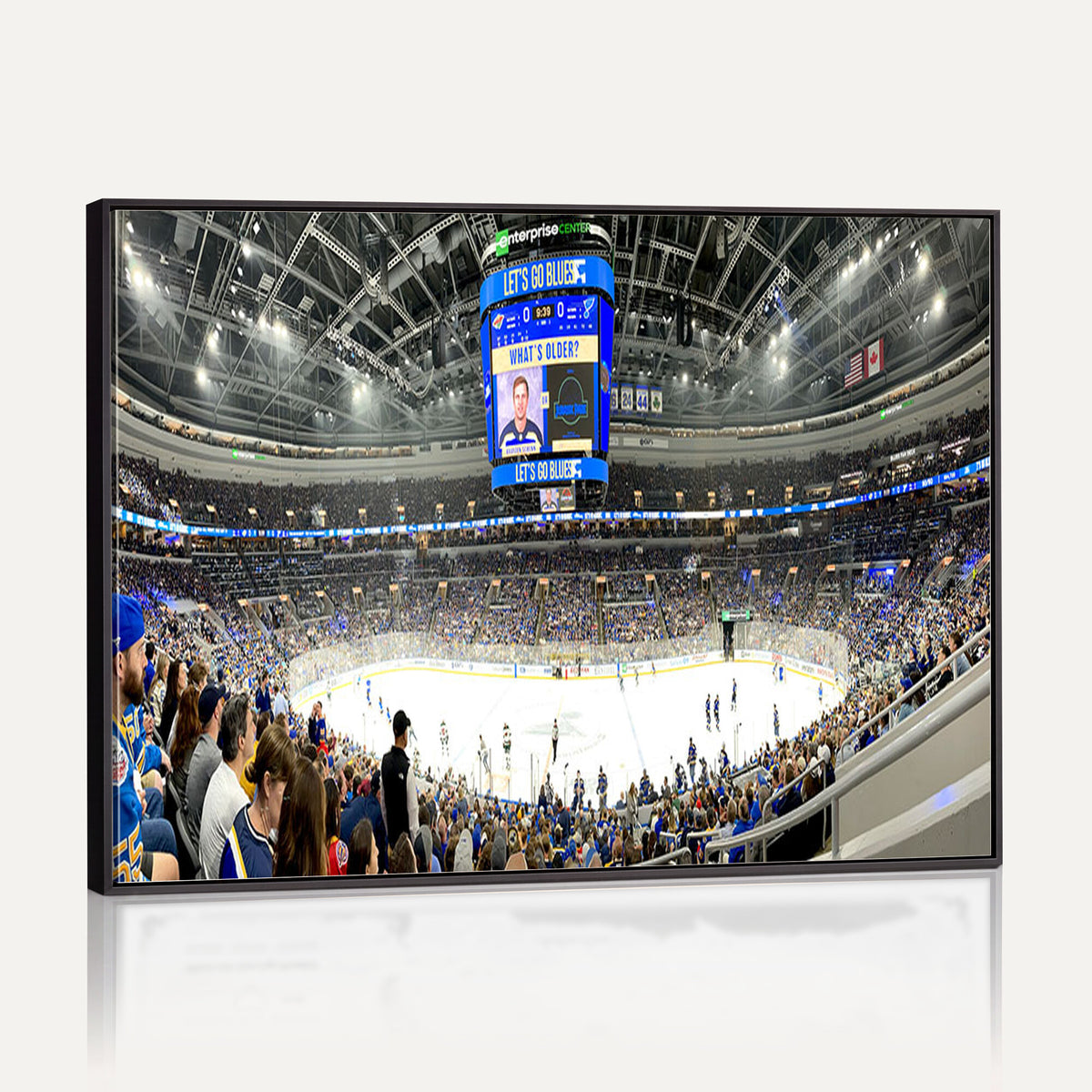55708-MGV-CV-36X24 - Enterprise Center, Missouri St. Louis Blues Ice Hockey