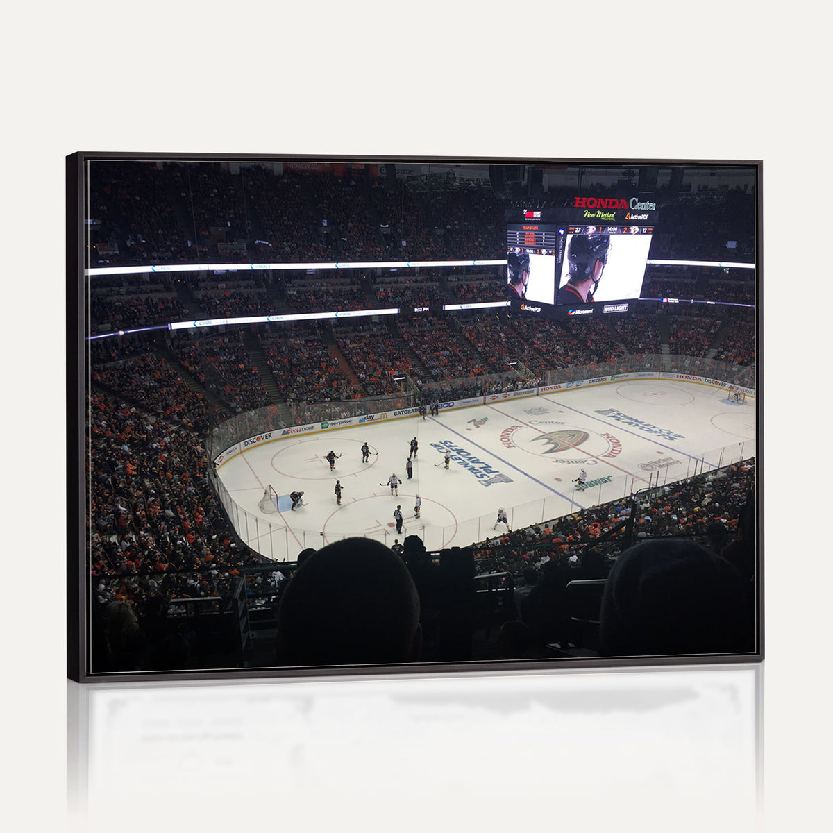 24634-MGV-CV-36X24 - Honda Center California Anaheim Ducks Hockey Stadium Wall Art