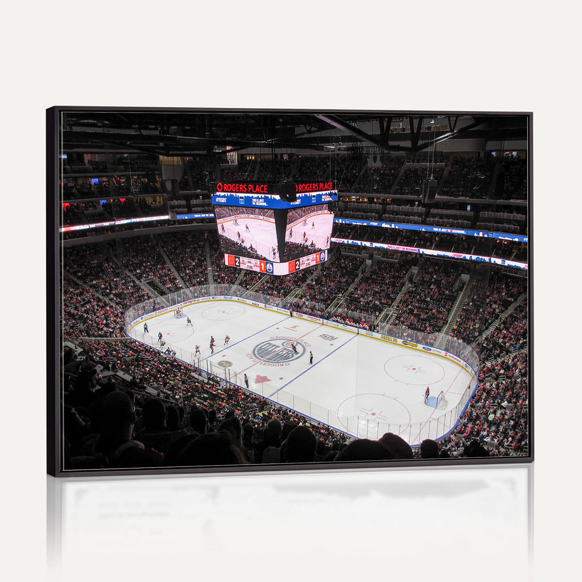 71180-MGV-CV-36X24 - Rogers Place Edmonton Oilers Ice Hockey Stadium Wall Art