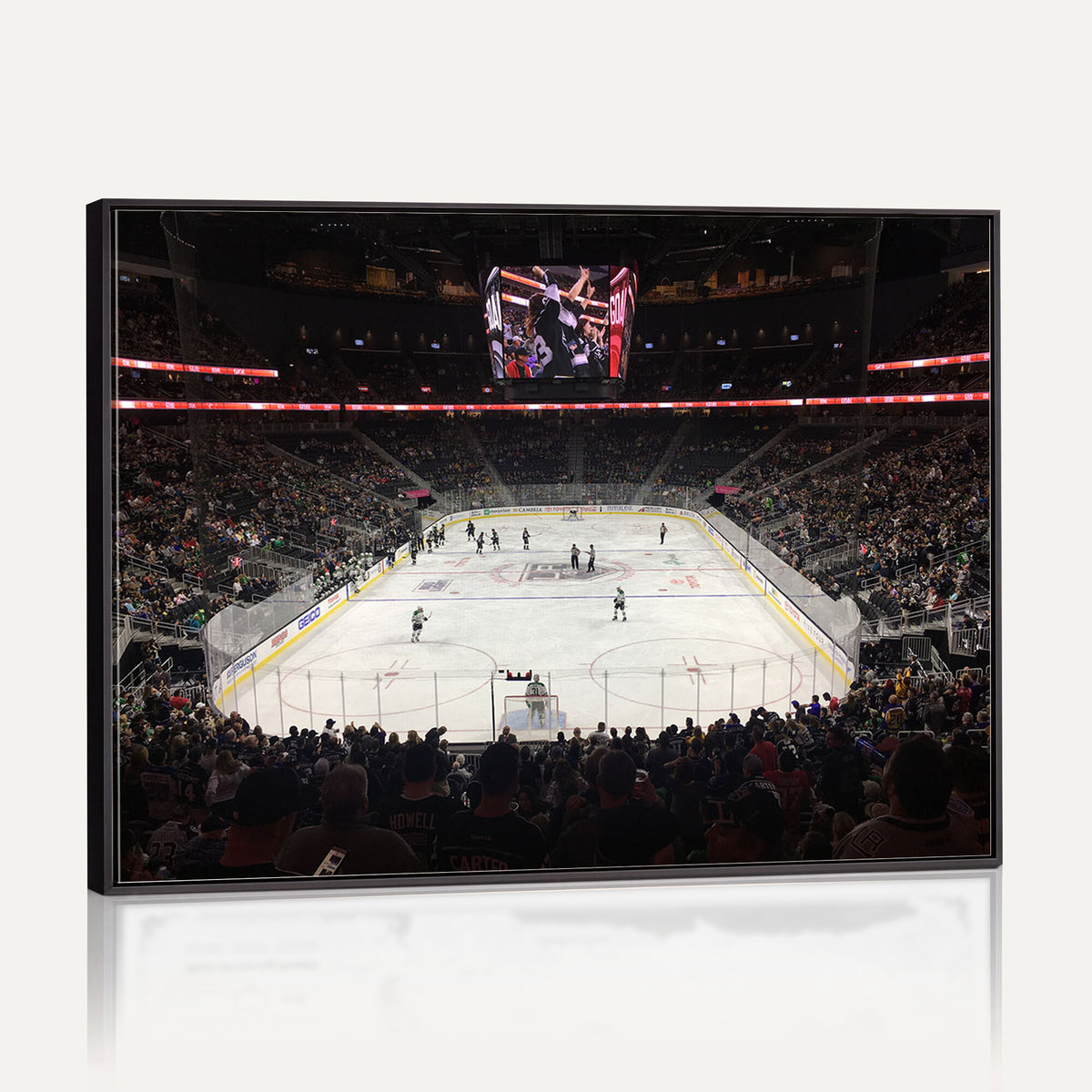 14802-MGV-CV-36X24 - T Mobile Arena Paradise Nevada Vegas Golden Knights Ice Hockey Stadium