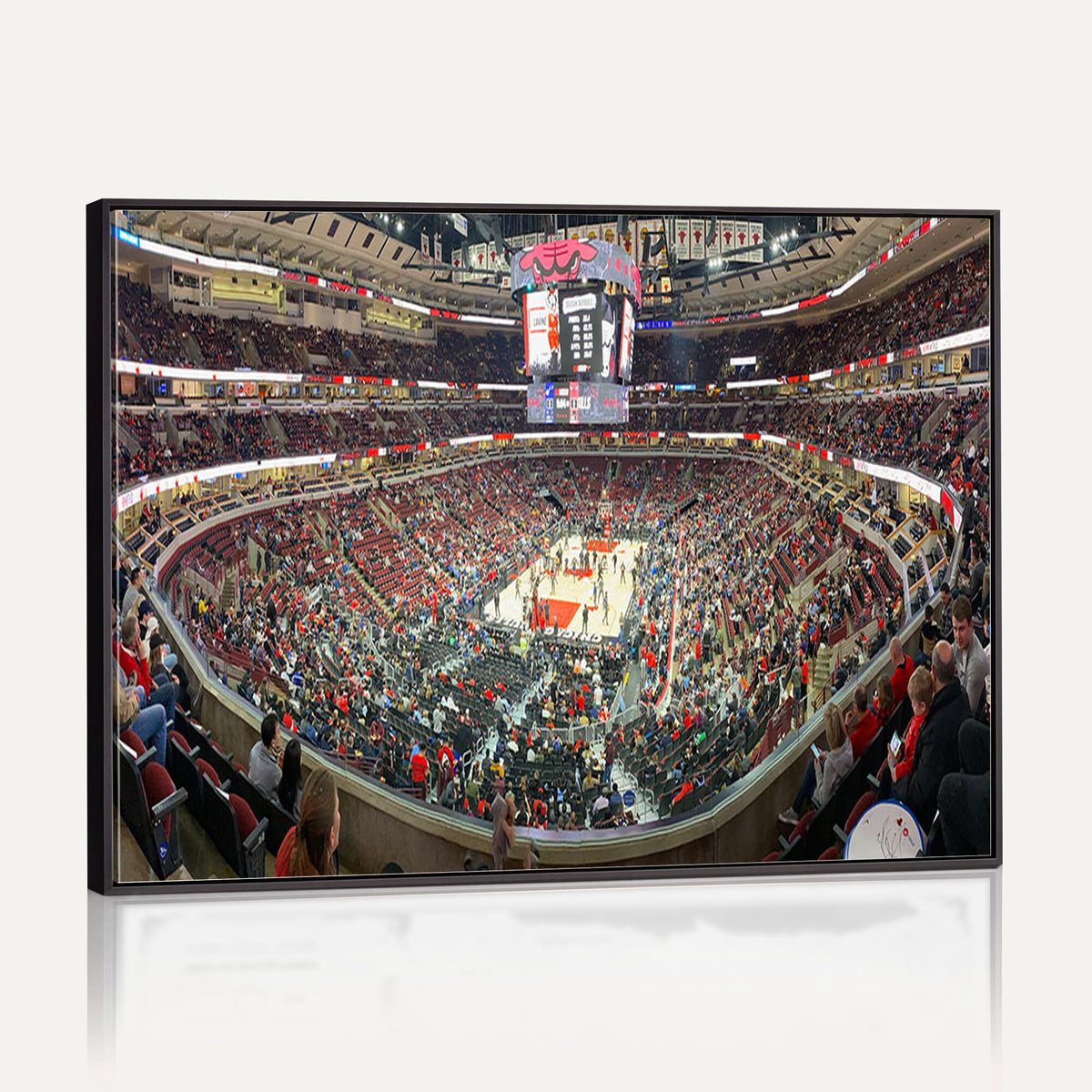 43481-MGV-CV-36X24 - United Center Chicago Bulls Stadium Wall Art Canvas Print