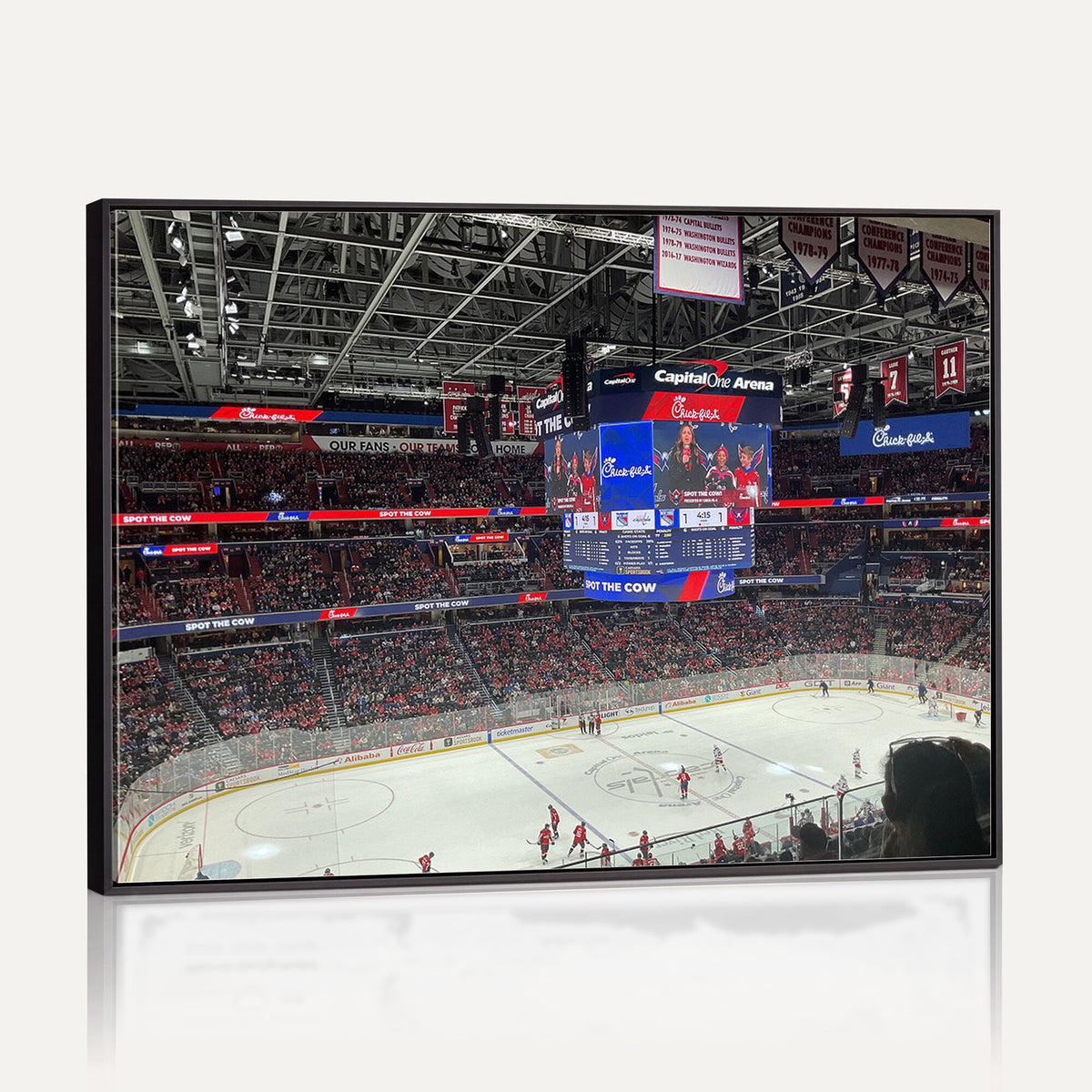71287-MGV-CV-36X24 - Washington Capitals New York Rangers Ice Hockey Game Stadium