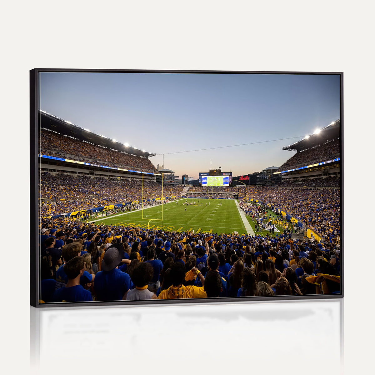 41853-MGV-CV-36X24 - Pittsburgh Panthers Football Team Print - Pittsburgh Acrisure Stadium Wall Art Canvas Print