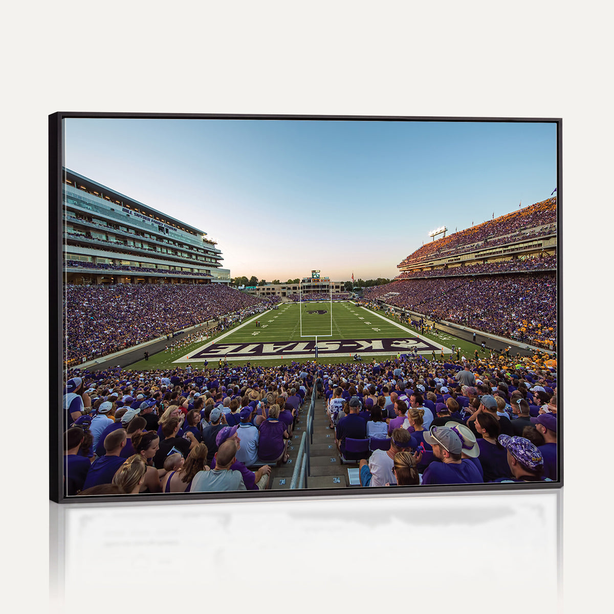 82792-MGV-CV-36X24 - Kansas State University Wildcats Football Team Print - Manhattan Bill Snyder Family Football Stadium