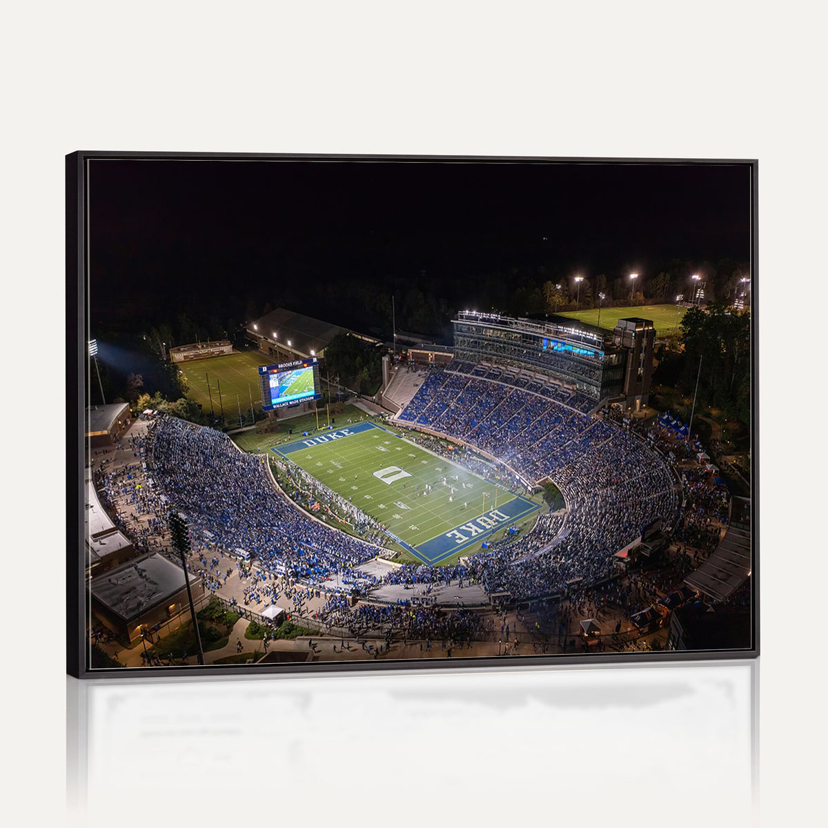 42347-MGV-CV-36X24 - Duke University Blue Devils Football Print Canvas - Durham Wallace Wade Stadium Wall Art Canvas