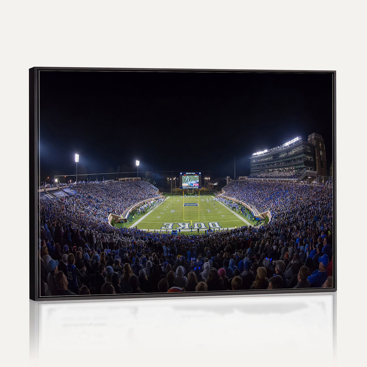 21070-MGV-CV-36X24 - Duke University Blue Devils Football Team Print - Durham Wallace Wade Stadium Wall Art Canvas Print