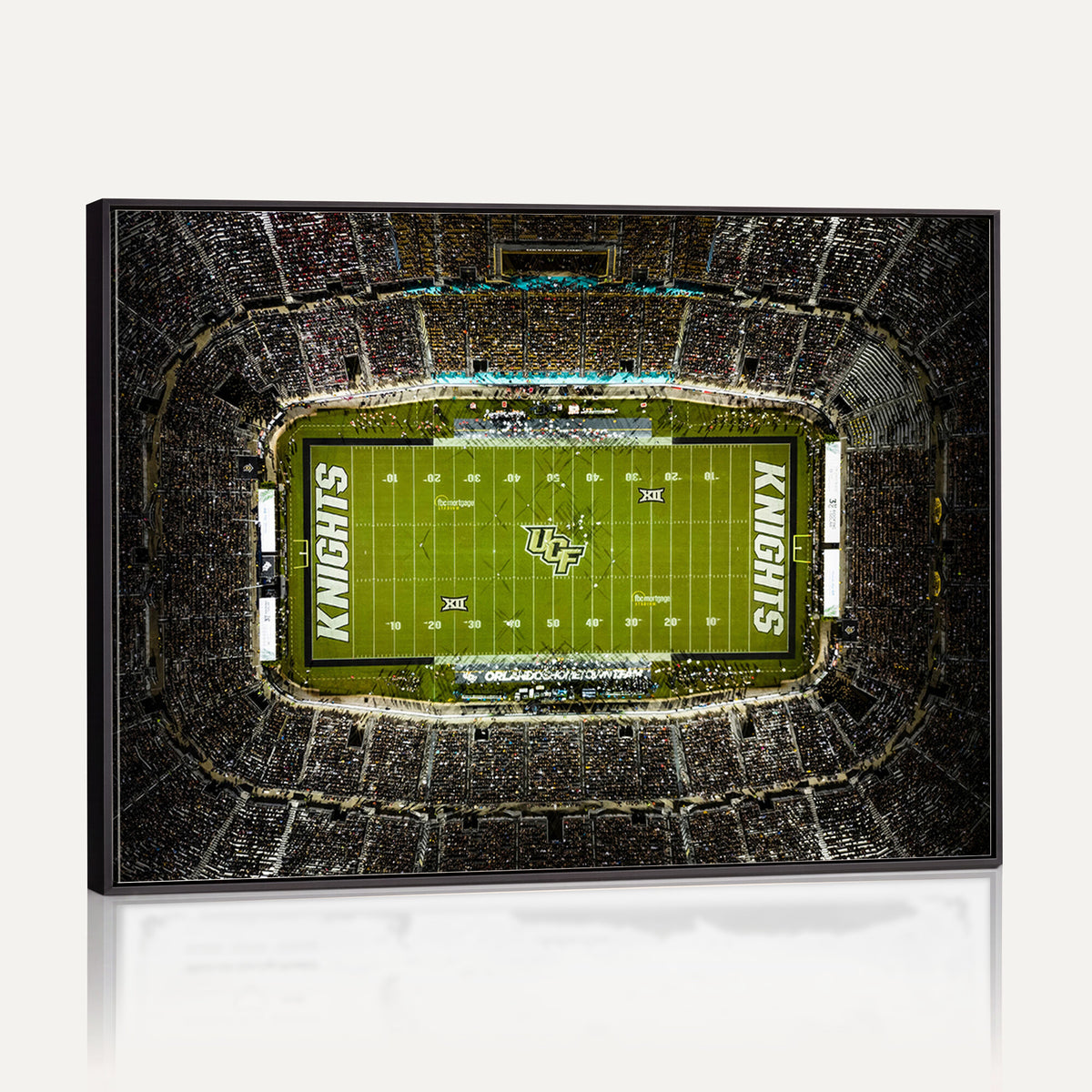 58050-MGV-CV-36X24 - UCF Knights Football Team Print - Orlando FBC Mortgage Stadium Wall Art, UCF Knights Canvas Print