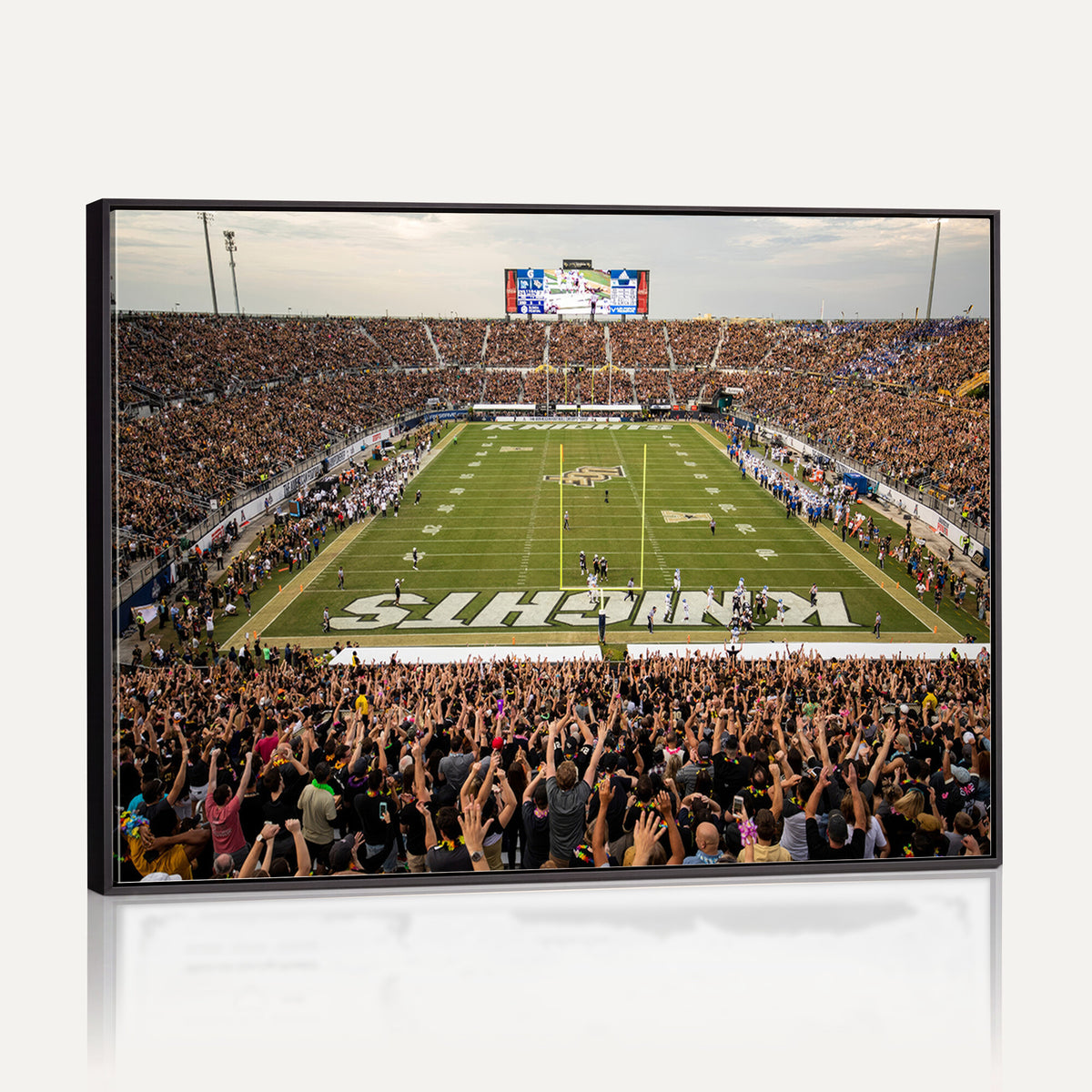38659-MGV-CV-36X24 - UCF Knights Football Team Print - Orlando FBC Mortgage Stadium Canvas Print