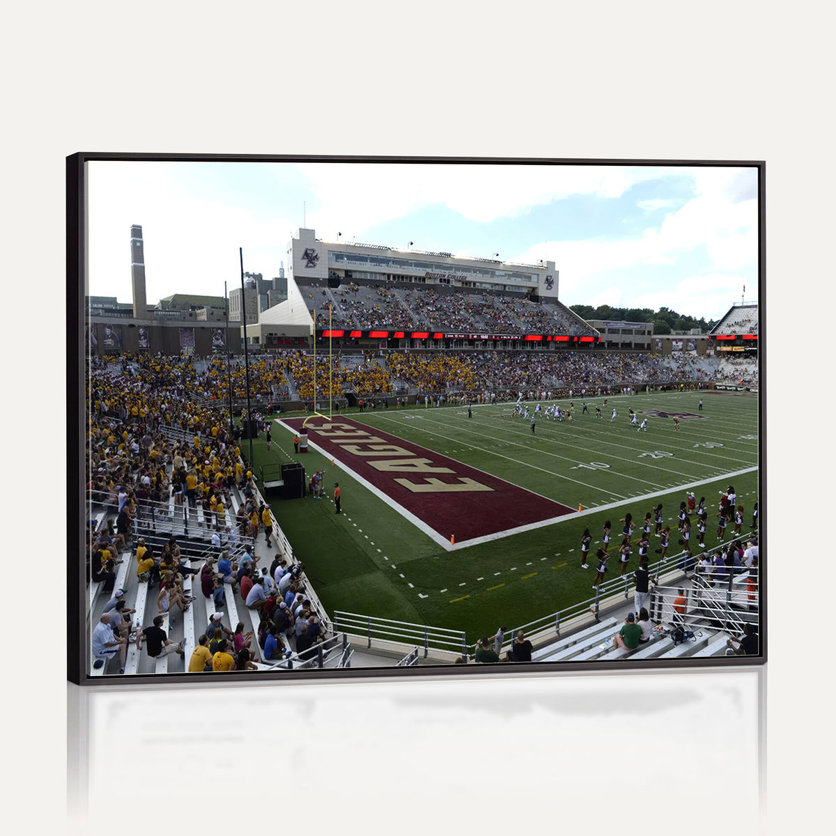 61503-MGV-CV-36X24 - Boston College Eagles Football Team Print - Boston Alumni Stadium Wall Art Canvas Print