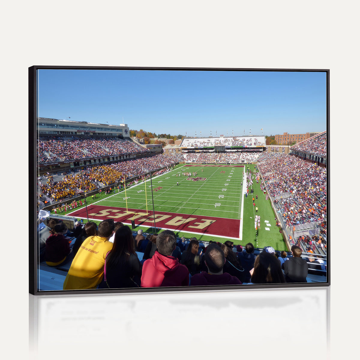78117-MGV-CV-36X24 - Boston College Eagles Football Team Print - Boston Alumni Stadium Wall Art Canvas Print