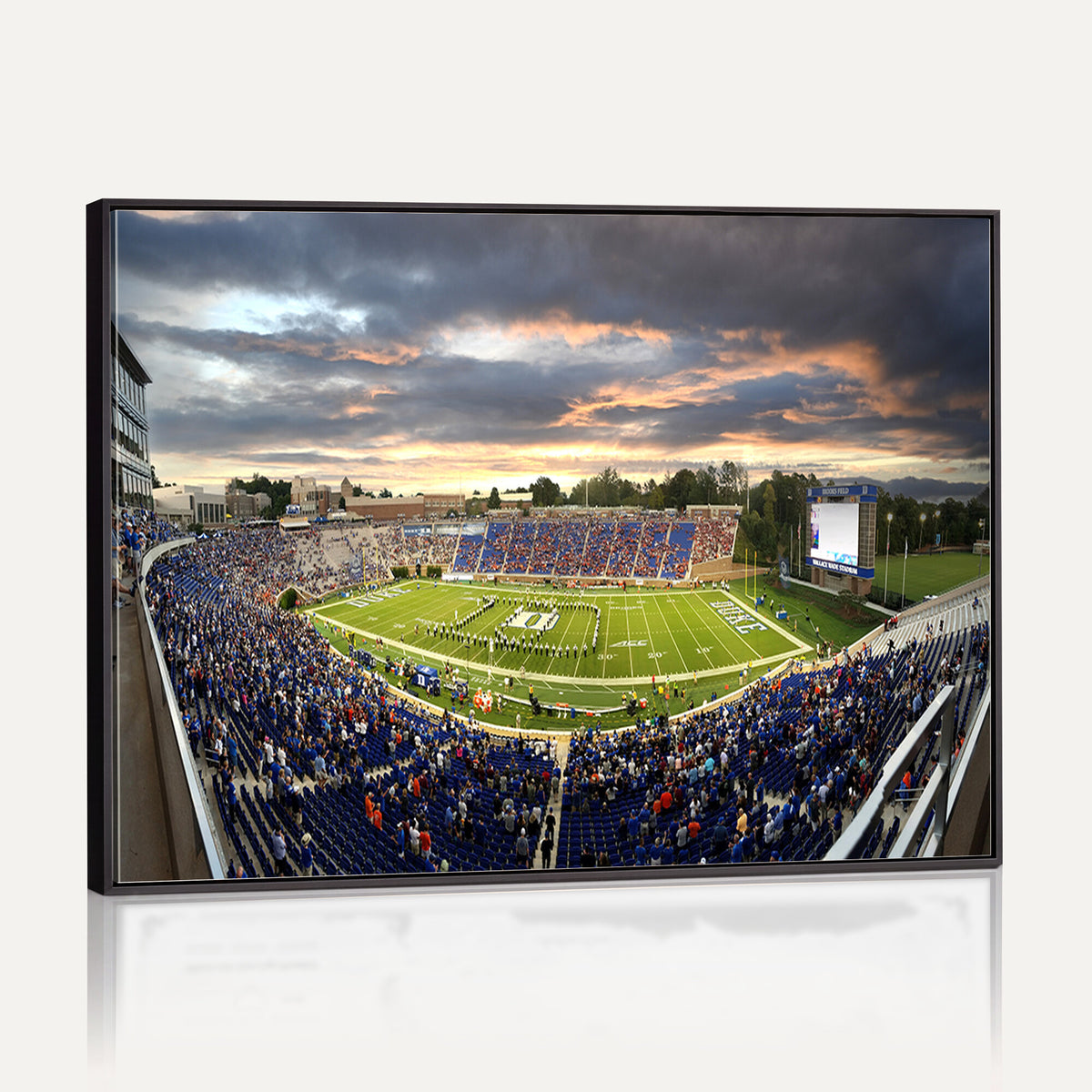 60433-MGV-CV-36X24 - Duke University Blue Devils Football Team Print, Durham