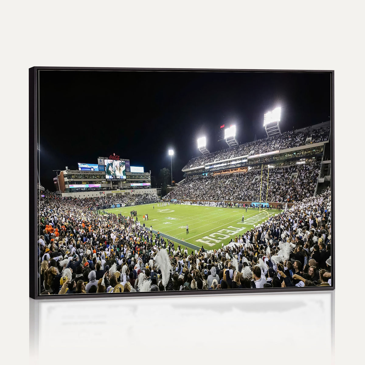 49339-MGV-CV-36X24 - Georgia Tech Yellow Jackets Football Team Print, Atlanta
