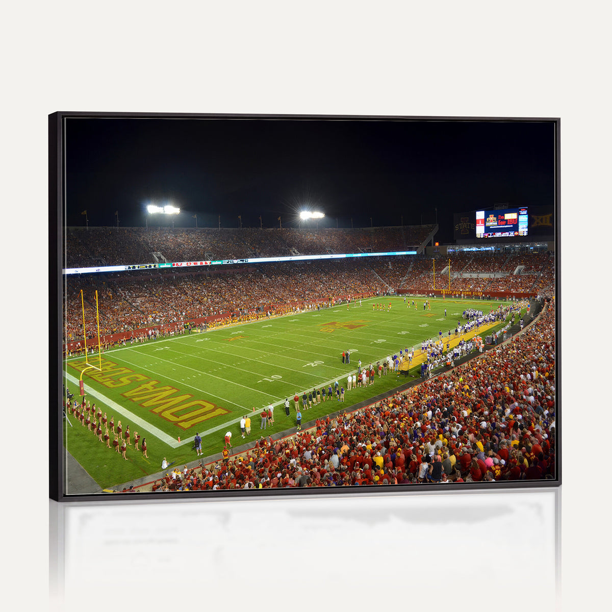 27211-MGV-CV-36X24 - Iowa State University Cyclones Football Team Print, Ames, Extra Large Game Room Wall Decor