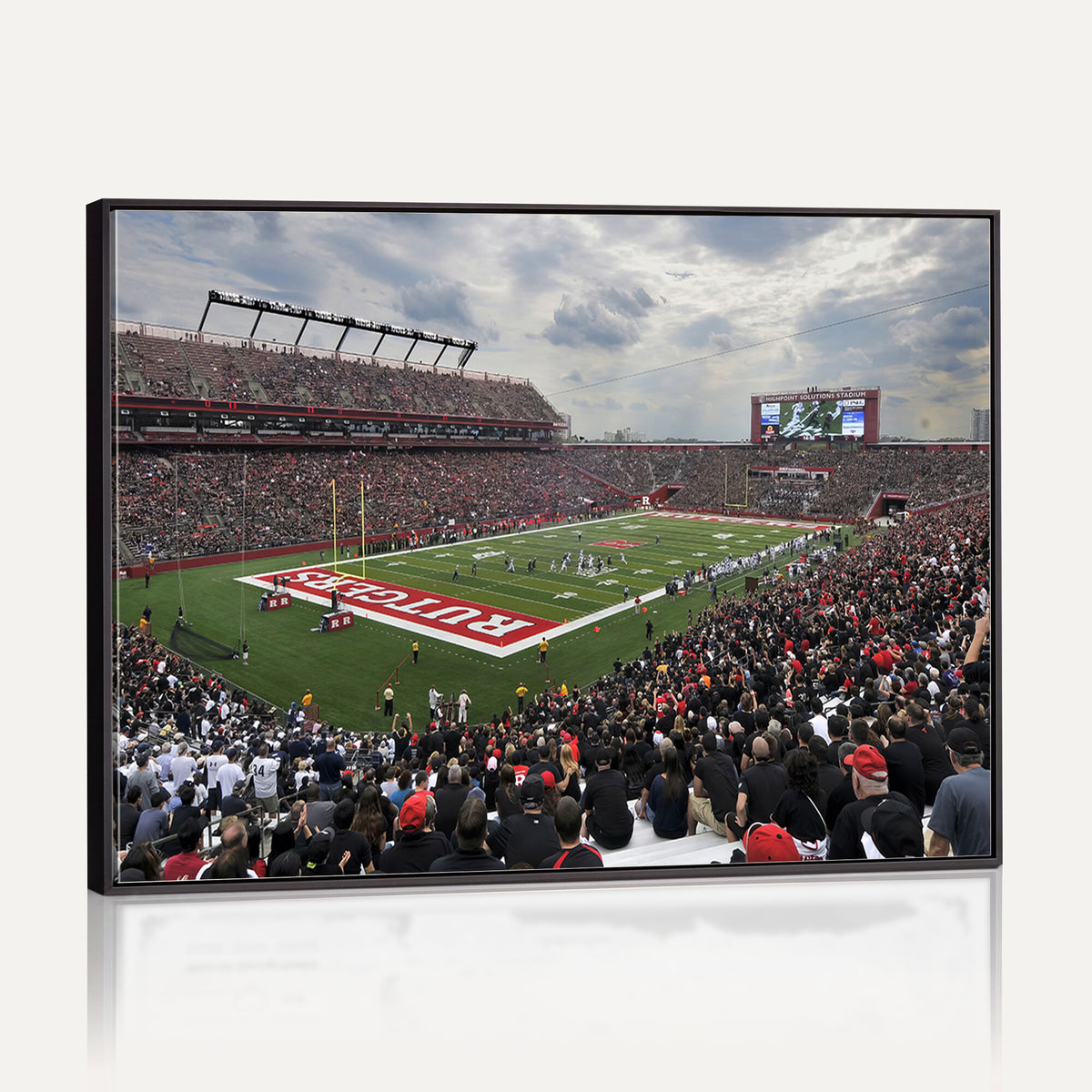 66777-MGV-CV-36X24 - Rutgers Scarlet Knights Football Team Print, SHI Stadium