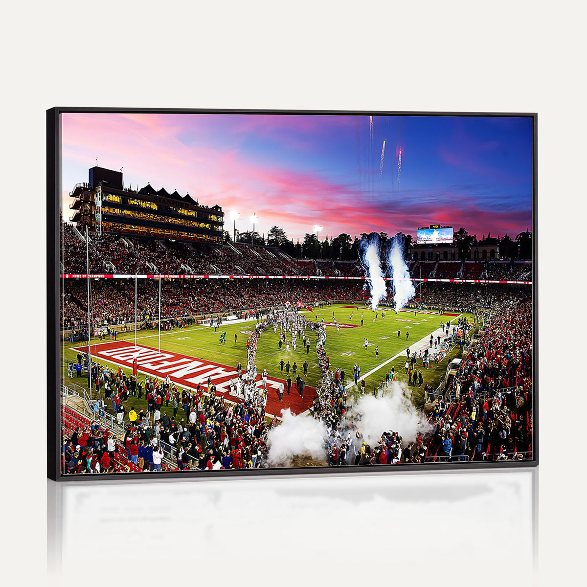 25557-PAN-FL-20X10 - Stanford University Cardinal Football Team Print - Stanford Stadium Wall Art Canvas Print