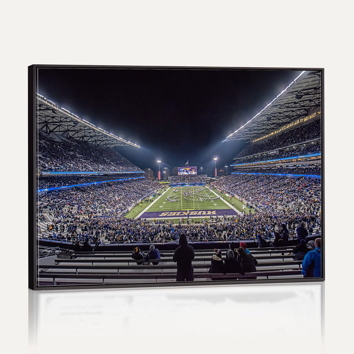 85780-MGV-CV-36X24 - The University of Washington Huskies Football Team Print, Extra Large Game Room Wall Decor