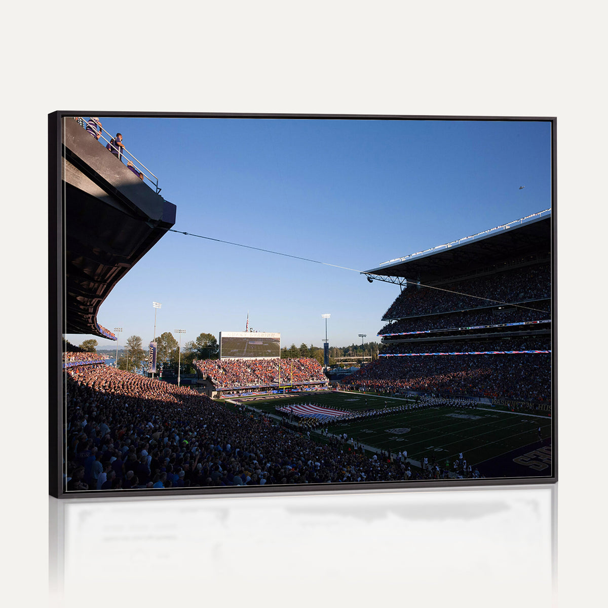 55028-MGV-CV-36X24 - The University of Washington Huskies Football Team Print