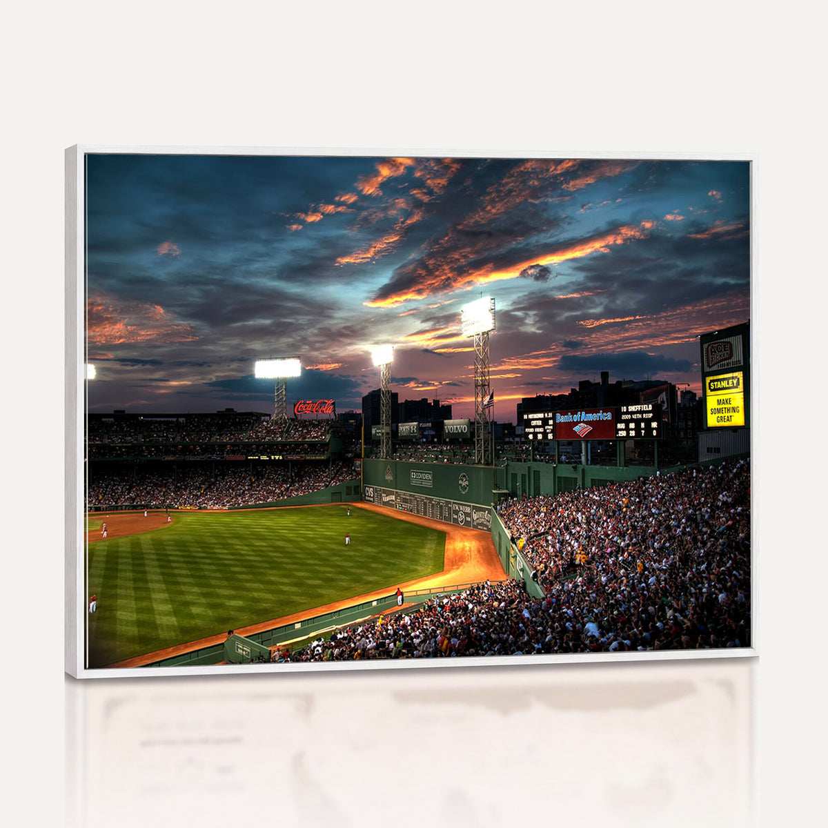 66781-MGV-CV-36X24 - Fenway Park Boston Massachusetts Stadium Wall Art Canvas Print