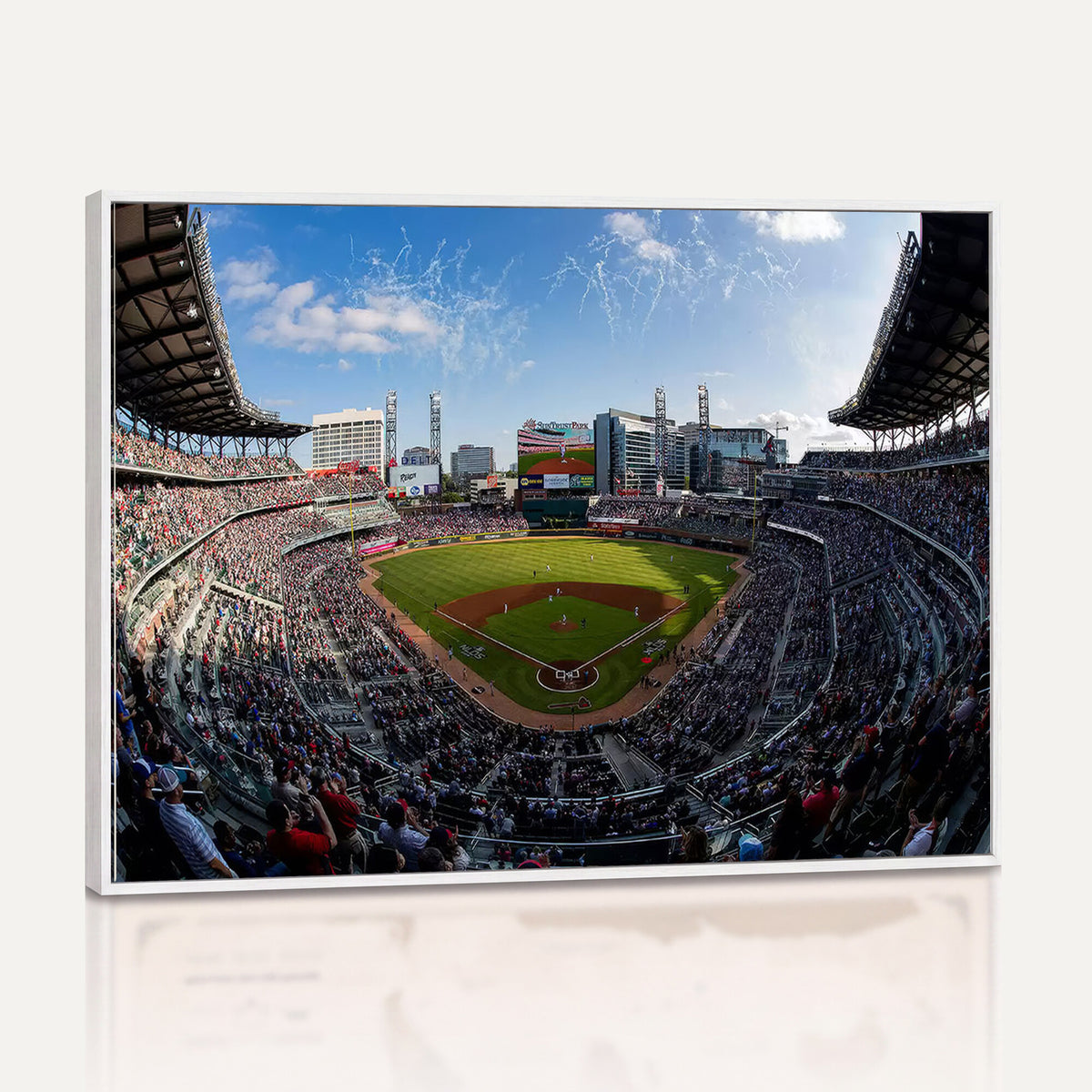 78608-MGV-CV-36X24 - Truist Park Stadium Canvas Wall Art, Atlanta Braves Game Day Decor