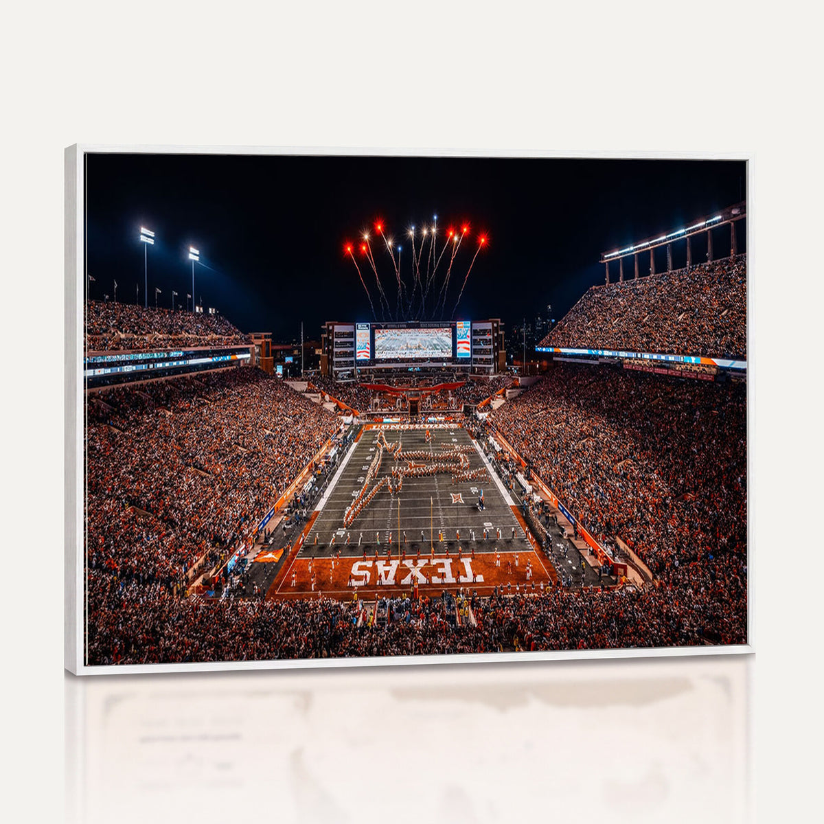 58778-PAN-FL-20X10 - Darrell K Royal Memorial Stadium | Texas Longhorns | Print Decor Wall Art Design for Home & Office Decoration
