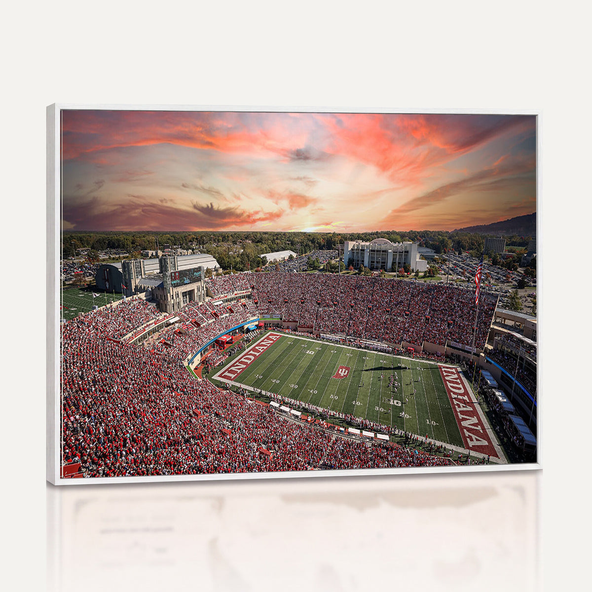 51135-MGV-CV-36X24 - Indiana Memorial Stadium Wall Art Canvas Print