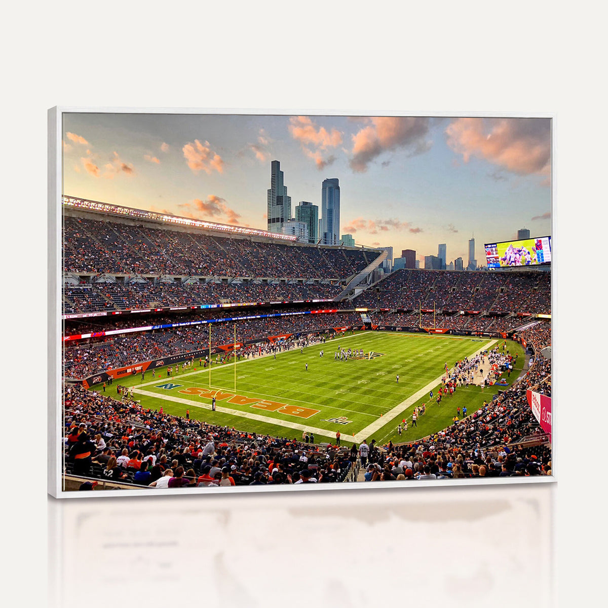 55377093-PAN-FL-20X10 - Chicago Bears Soldiers Field Wall Art Canvas Print, Man Cave Wall Decor
