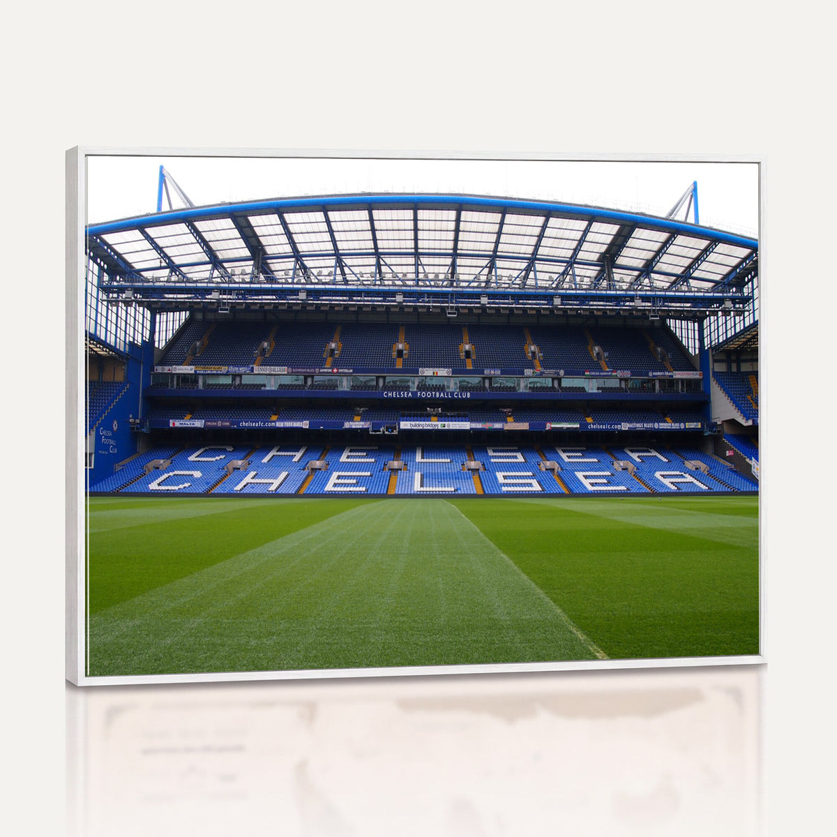38616413CHELSA-MGV-CV-36X24 - Stamford Bridge Chelsea Football Stadium Canvas Wall Art