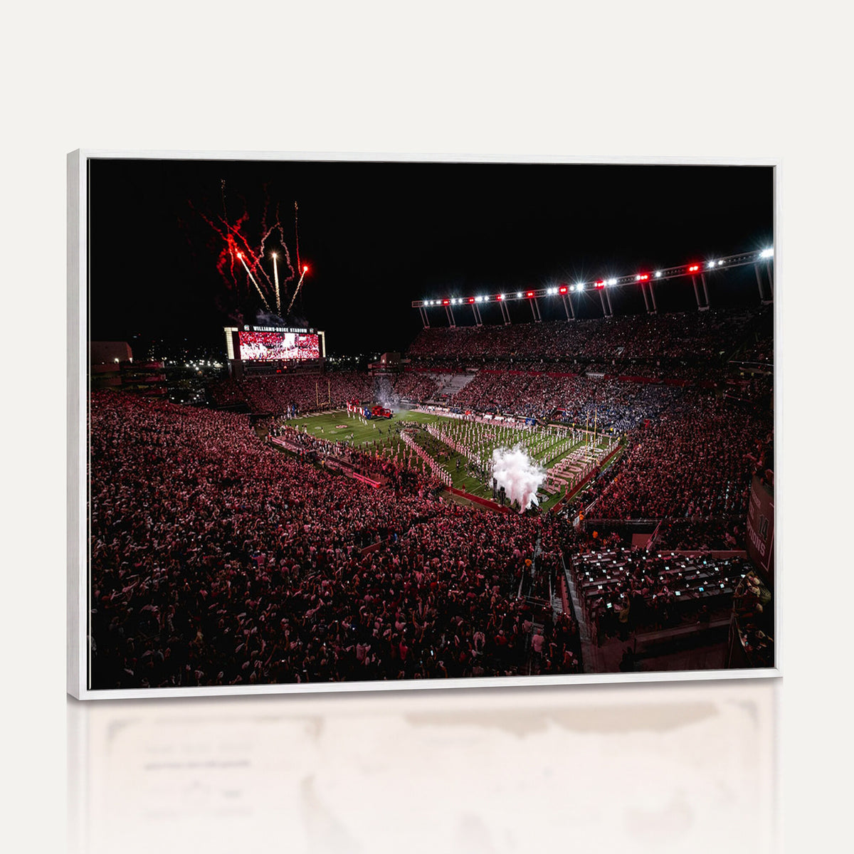 60690191-MGV-CV-36X24 - William Brice Stadium Wall Art Print, Baseball Game Room