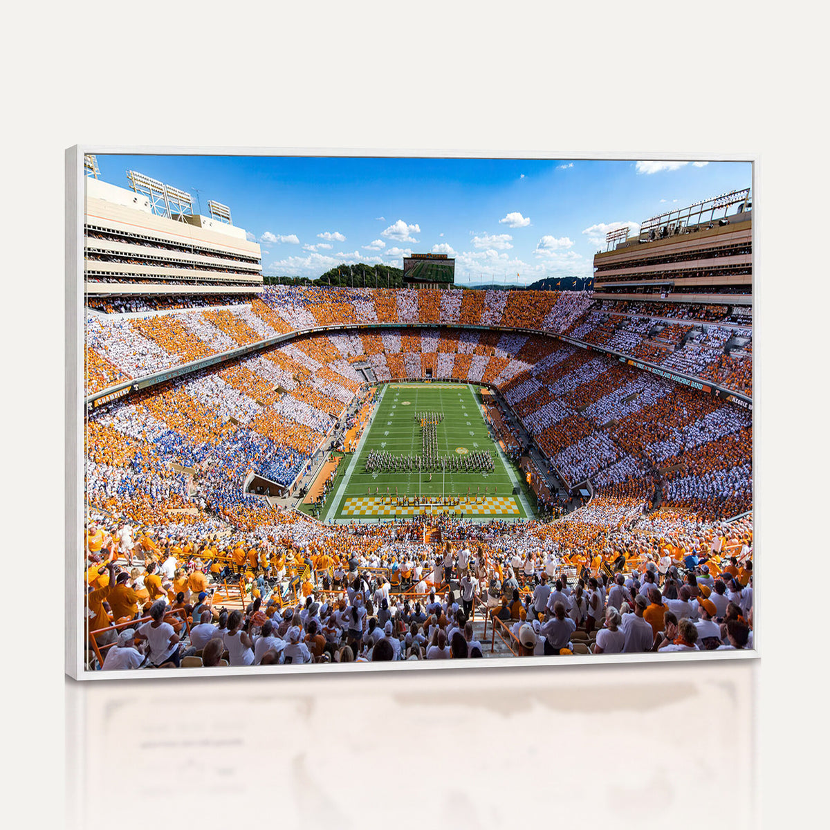 77097951-MGV-CV-36X24 - Tennessee Neyland Stadium Wall Art, Sports Arena Canvas, Extra Large Game Room Wall Decor