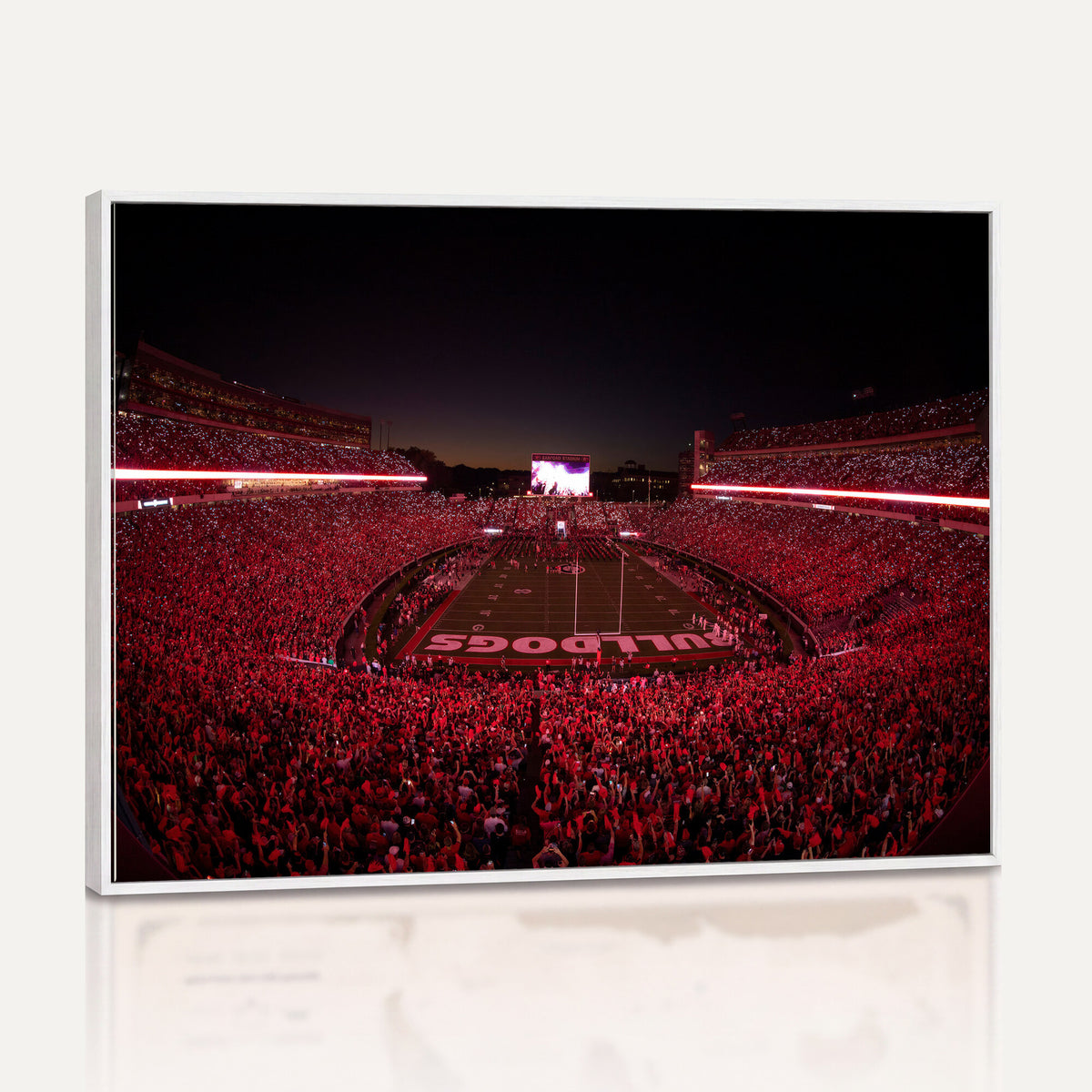 76277124-MGV-CV-36X24 - Sanford Stadium Wall Art Canvas Print – Georgia Bulldogs Football Artwork Print for Home, Office, and Sports Room Decor