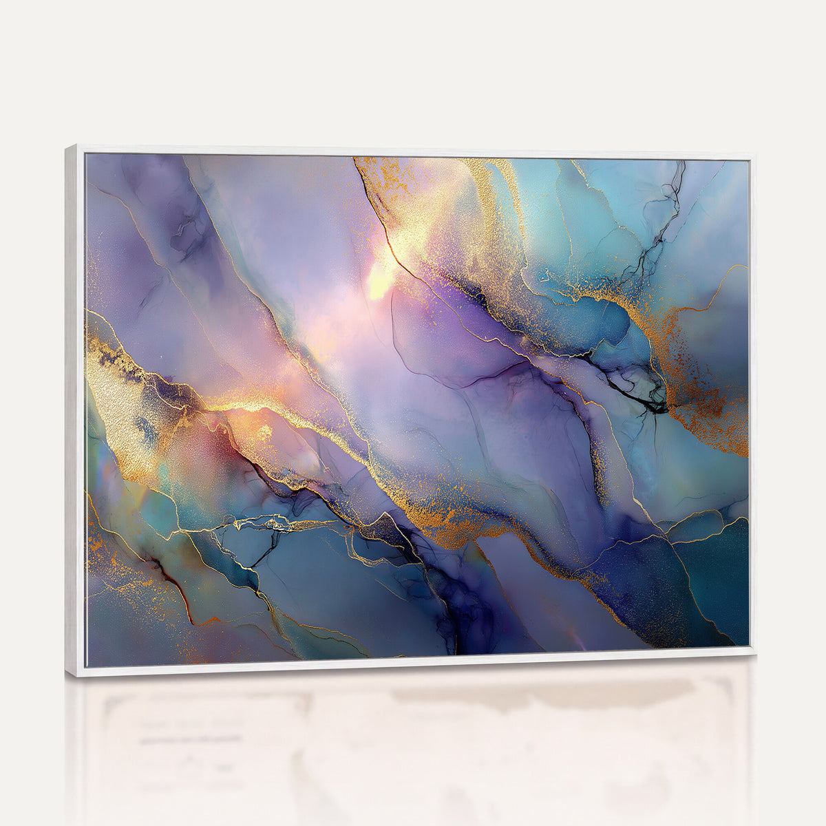 50939878-MGV-CV-36X24 - Colorful Abstract Canvas Wall Art Print, Vibrant Popup Color Art Print