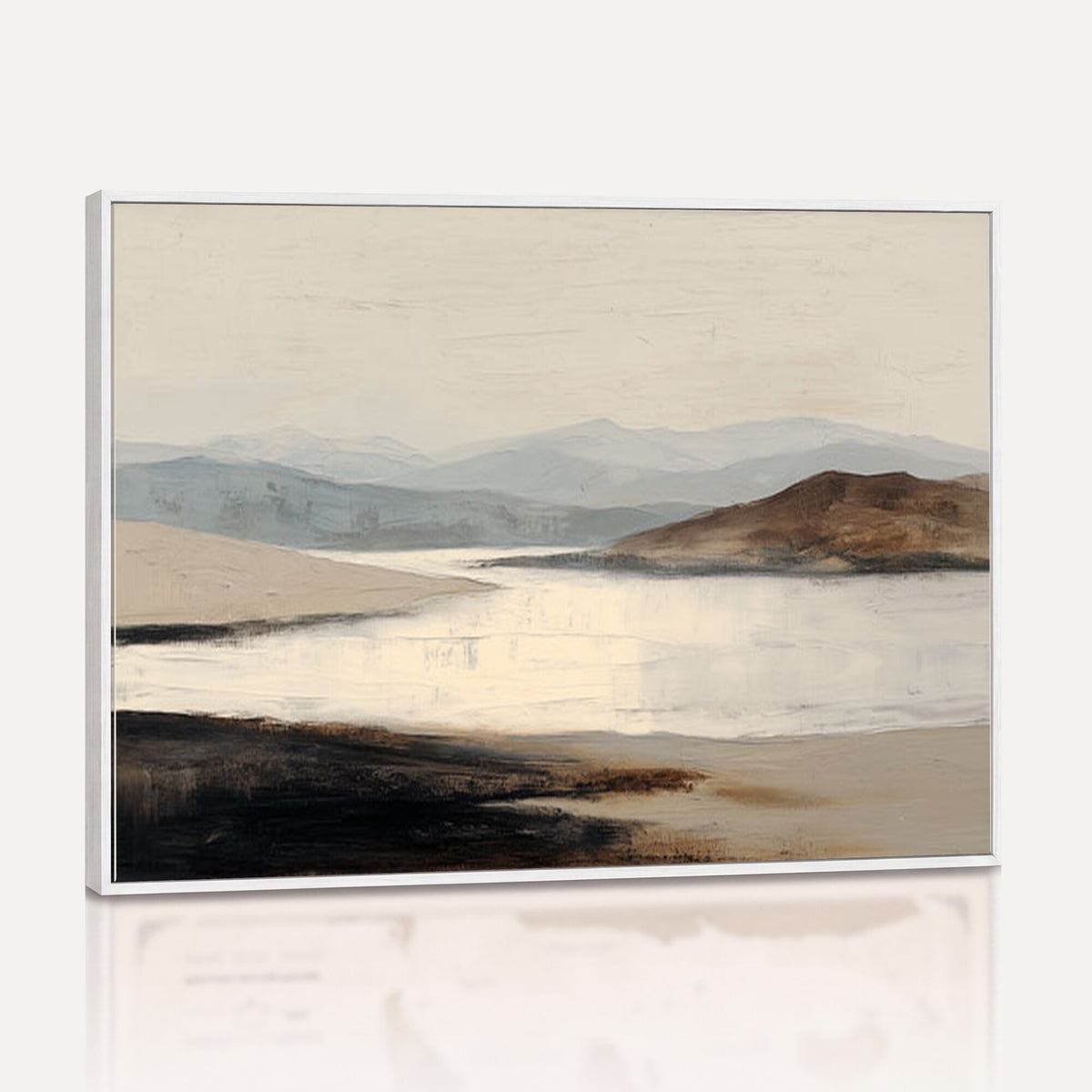 36873679-MGV-CV-36X24 - Modern Abstract Landscape Canvas Wall Art, Minimalist Nature Printing
