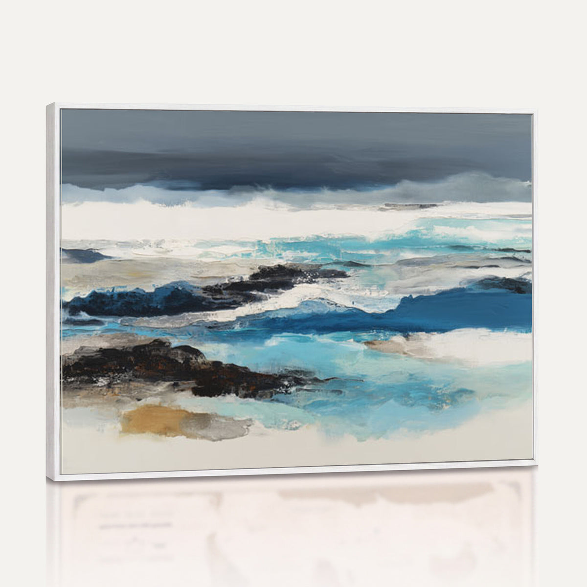 53645131-MGV-CV-36X24 - Extra Large Abstract Wall Art Canvas Print
